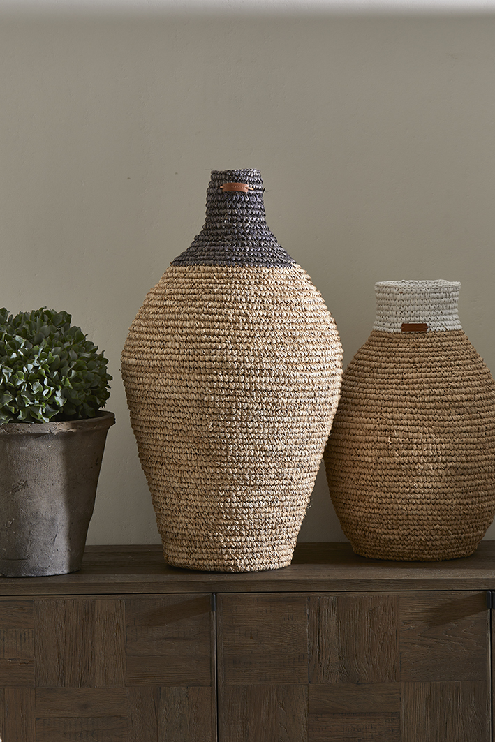 RM Sisal Vase black