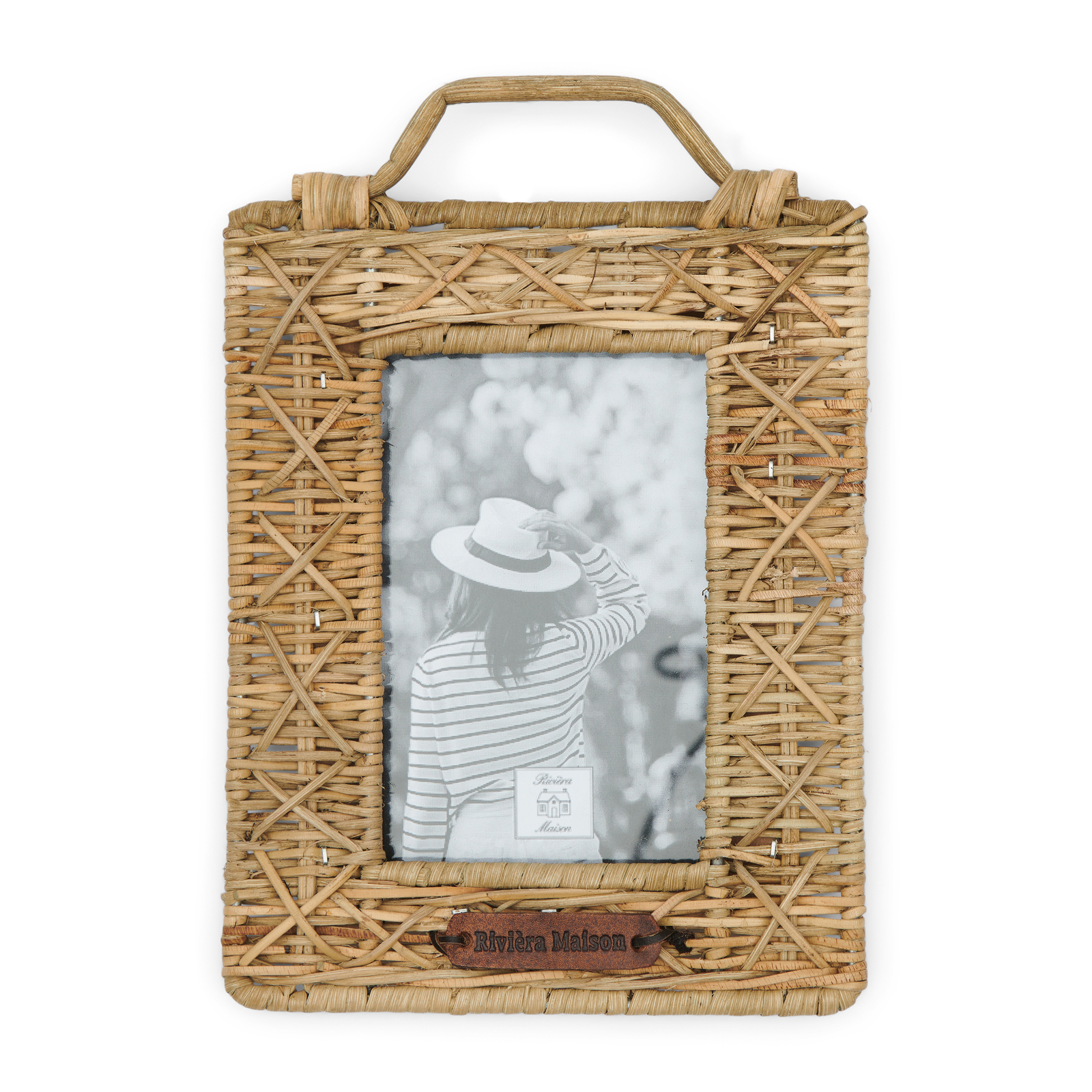 Rustic Rattan Vibes Photo Frame 10x15