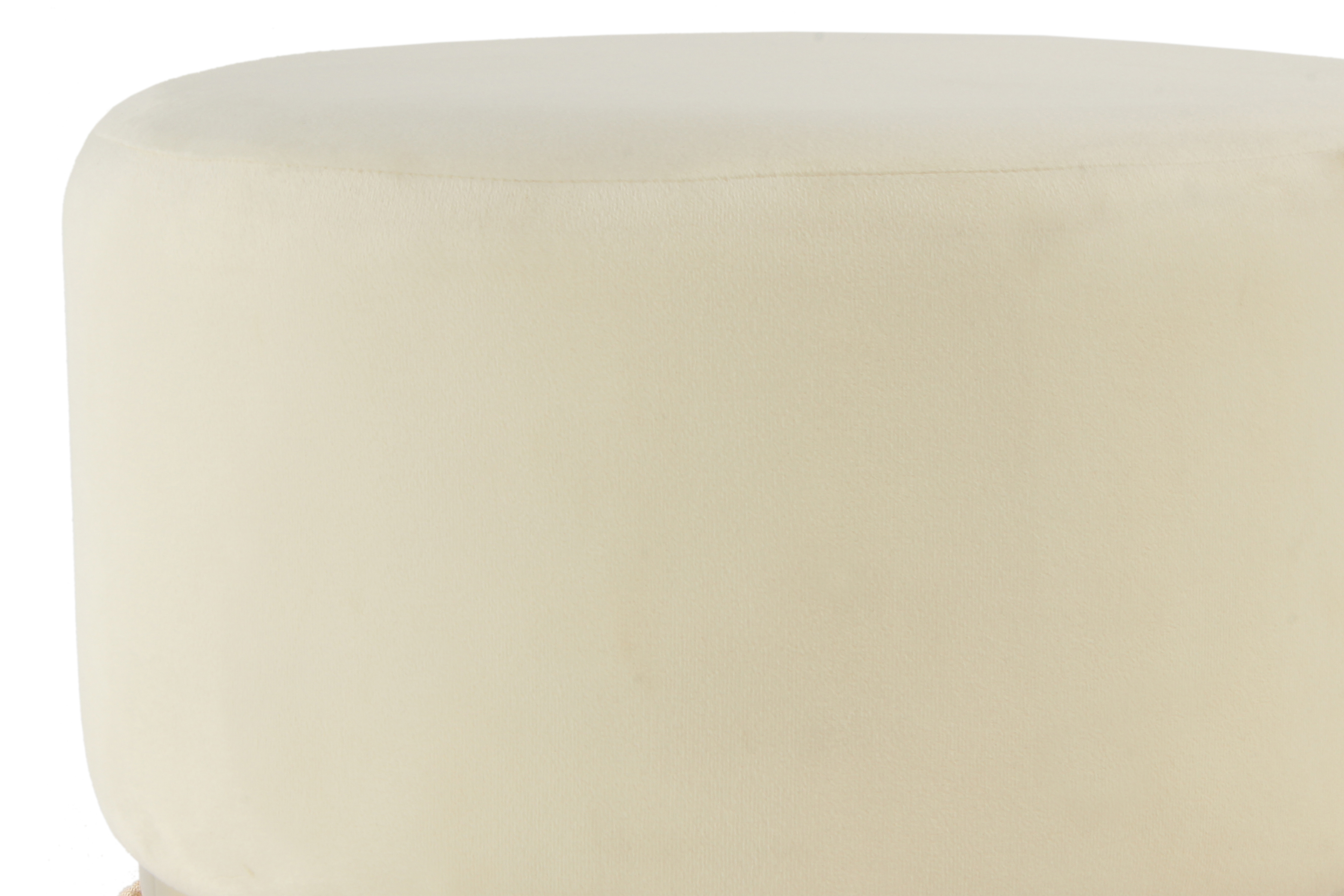 Hocker Rebecca 825 Elfenbein / Champagner / Gold