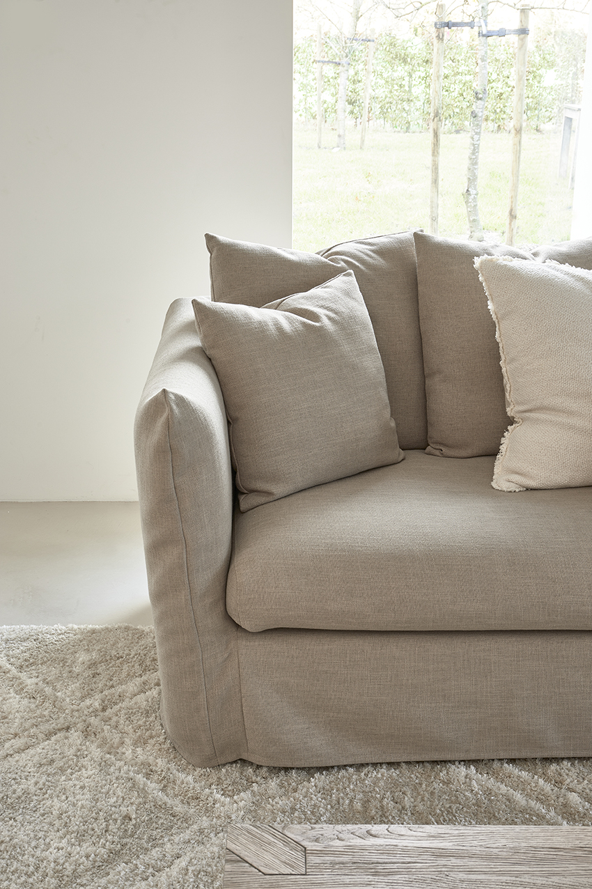 Lille Sofa 3,5 Seater, linen, flax