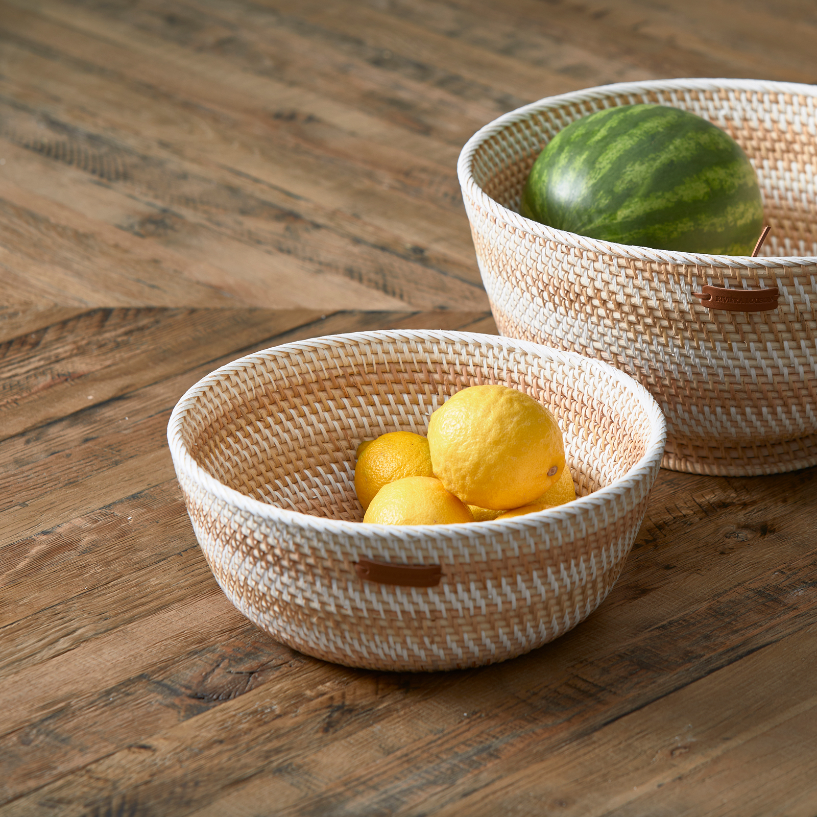 Crystal Bay Bowl Basket Set Of 2 pieces Crystal Bay Bowl Basket Set Of 2 pieces