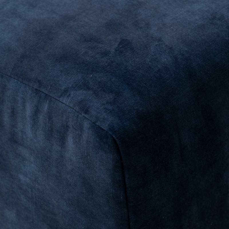 The Mark II Armrest, velvet, estate blue