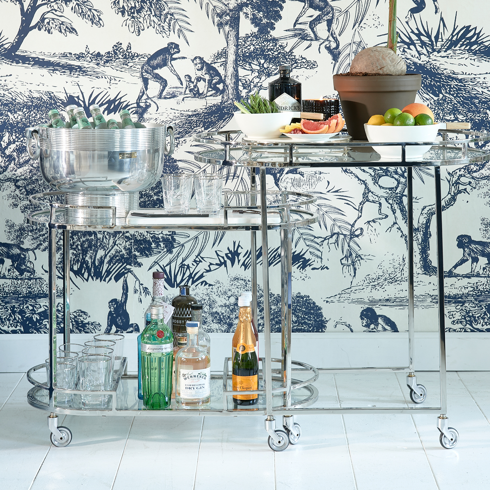 Crosby Street Bar Cart Set of 2 