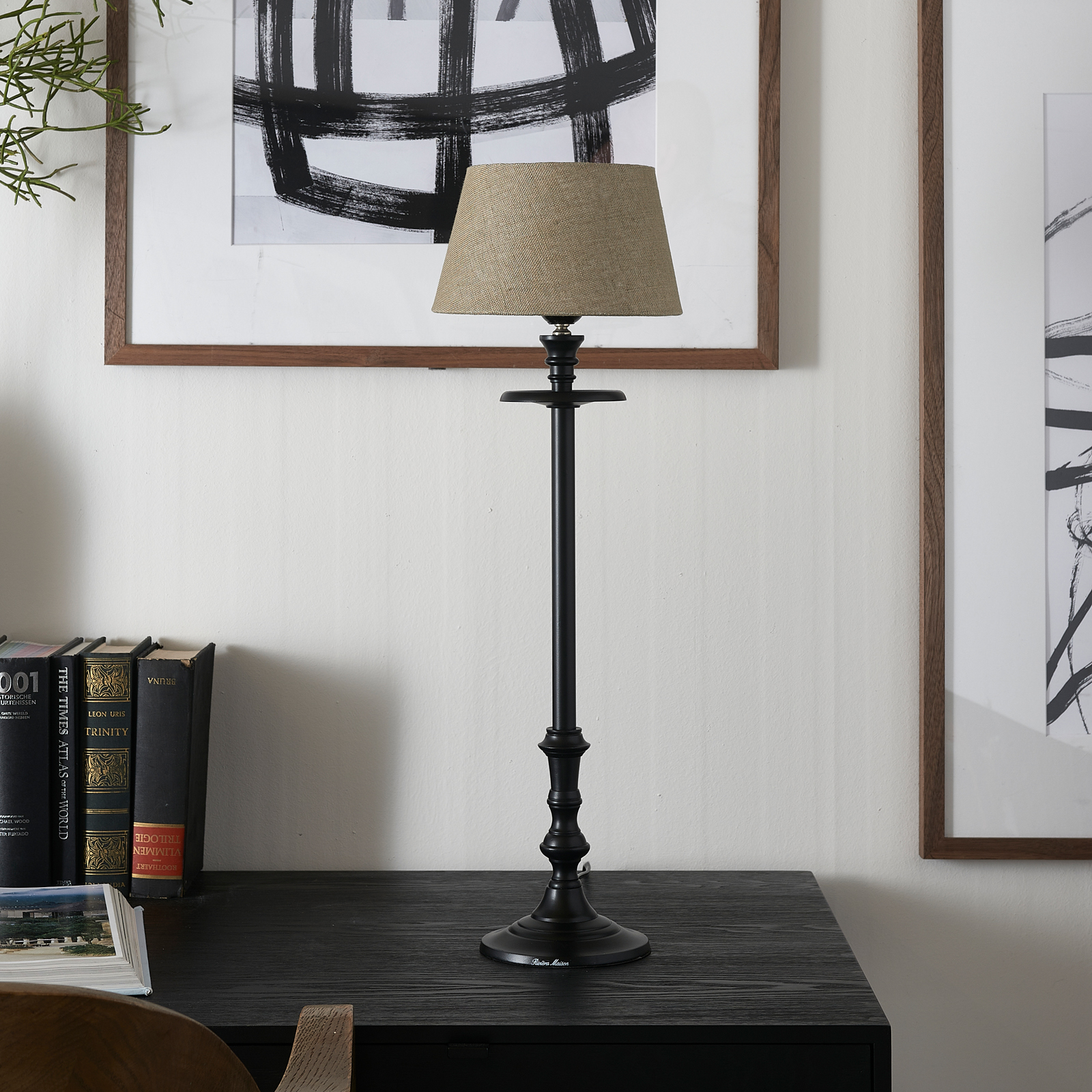 Loveable Linen Lampsh nat. 15x20