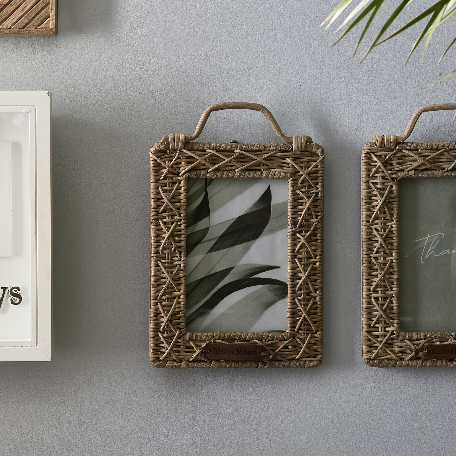 Rustic Rattan Vibes Photo Frame 10x15