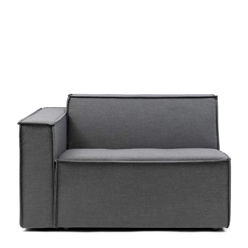 Bellagio Outdoor Corner Left, sunbrella solid, flanelle Bellagio Outdoor Corner Left, sunbrella solid, flanelle