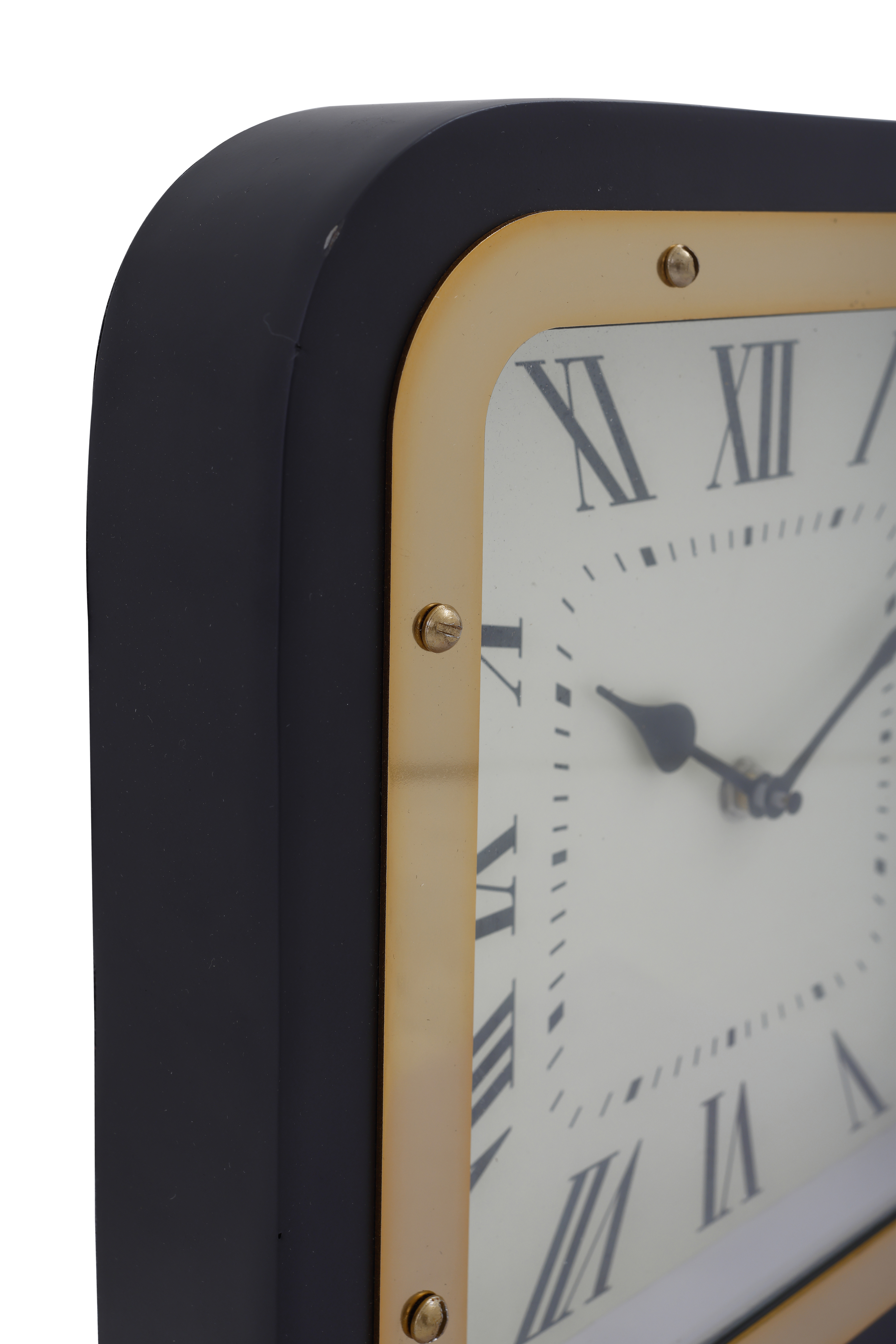 Wanduhr Moments 925 Gold / Schwarz