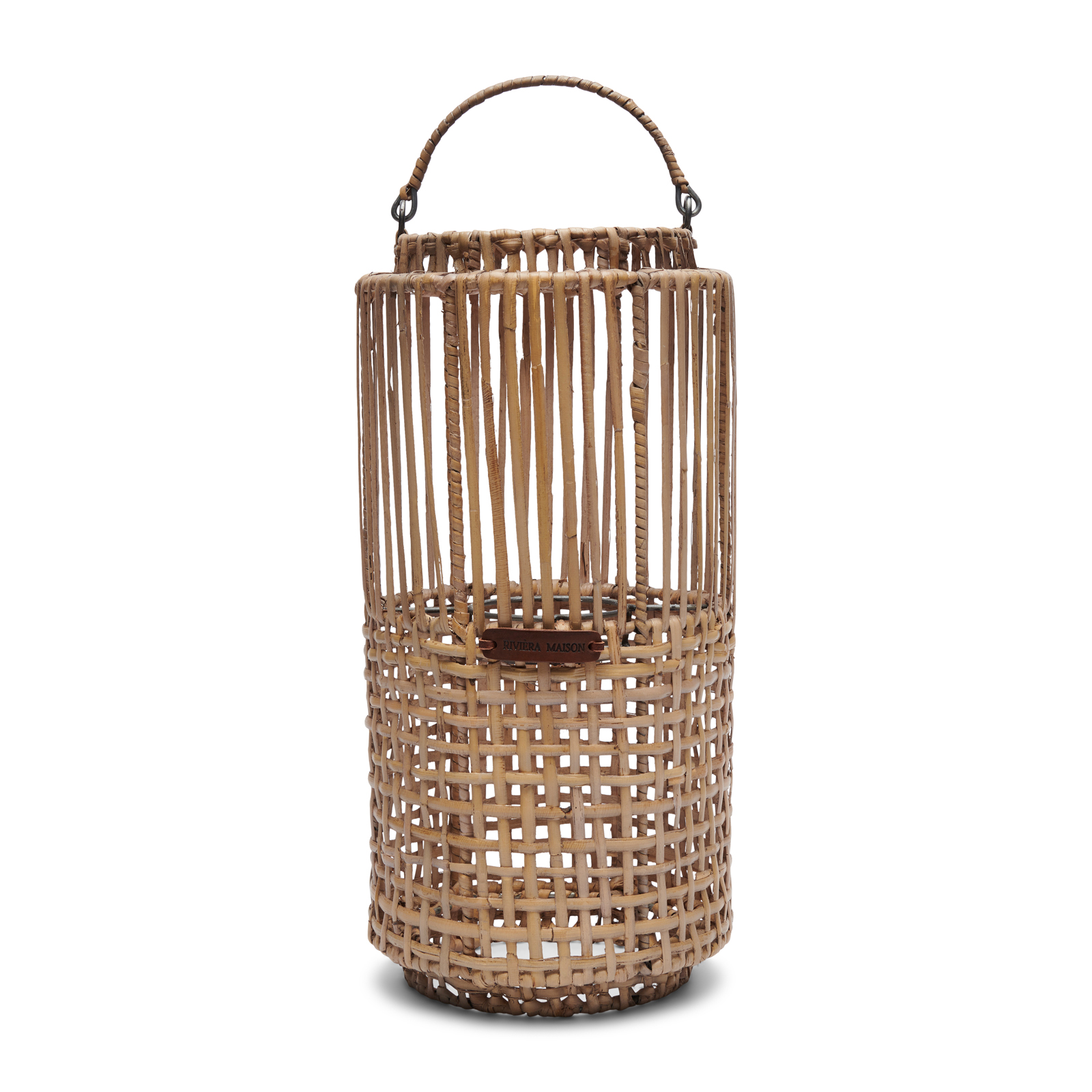 Rustic Rattan Webbing Lantern