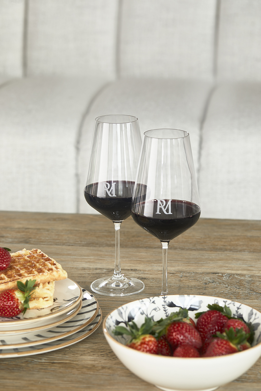 RM Monogram Red Wine Glass