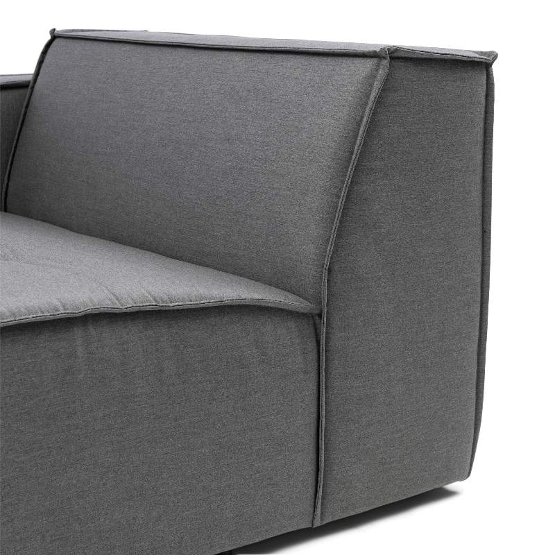 Bellagio Outdoor Corner Left, sunbrella solid, flanelle Bellagio Outdoor Corner Left, sunbrella solid, flanelle