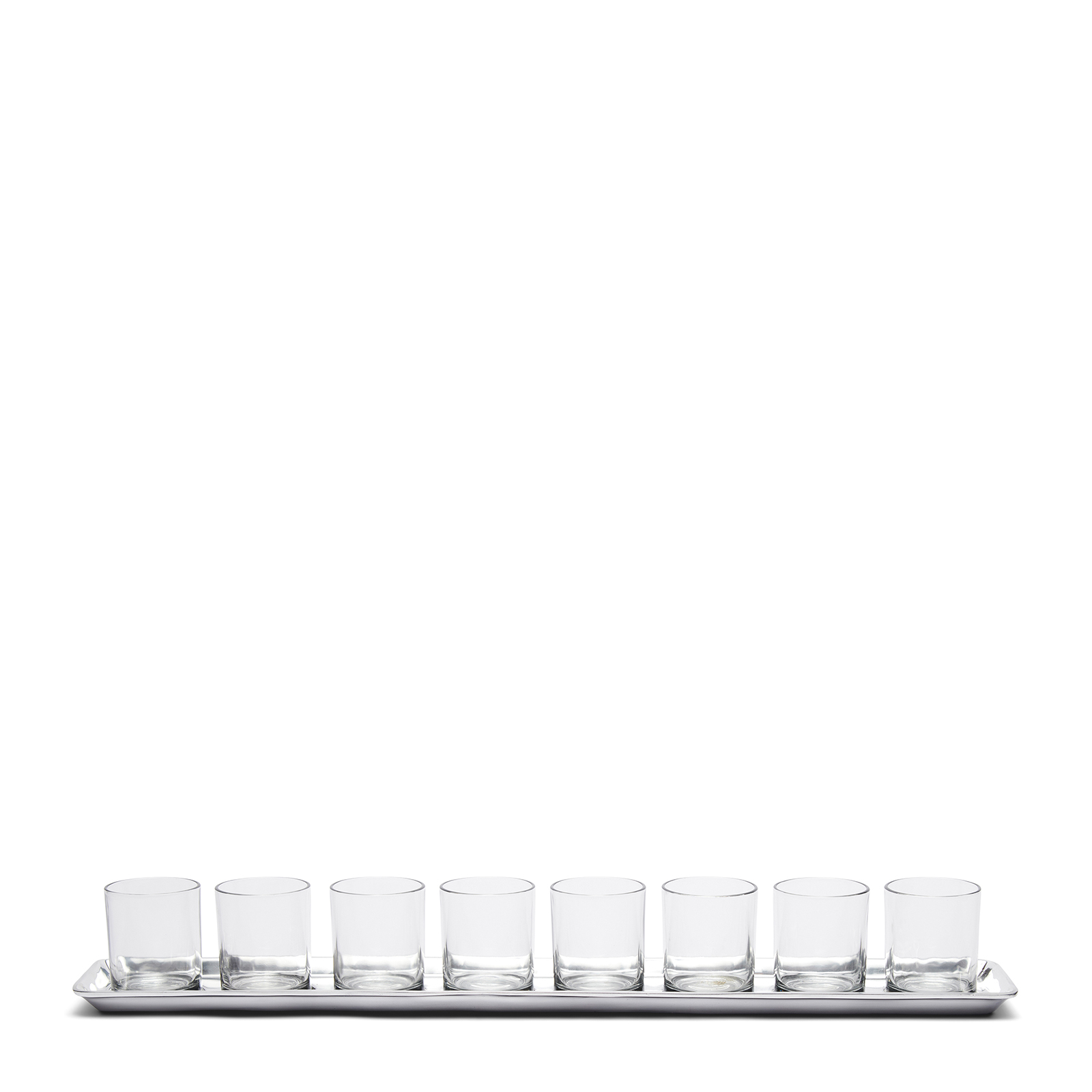 RM Votive Tray silver 8 pieces