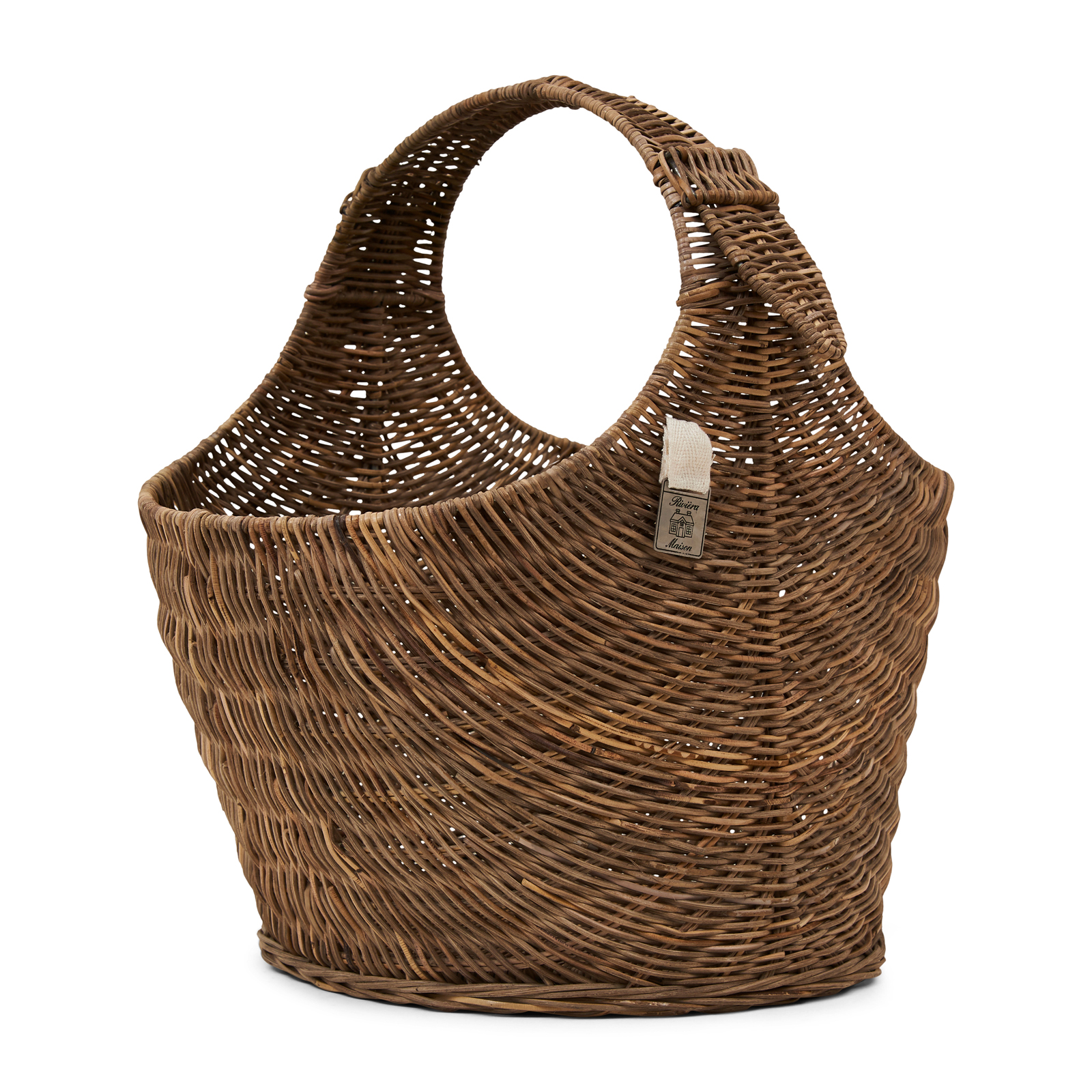 Rustic Rattan Best Magazine Basket