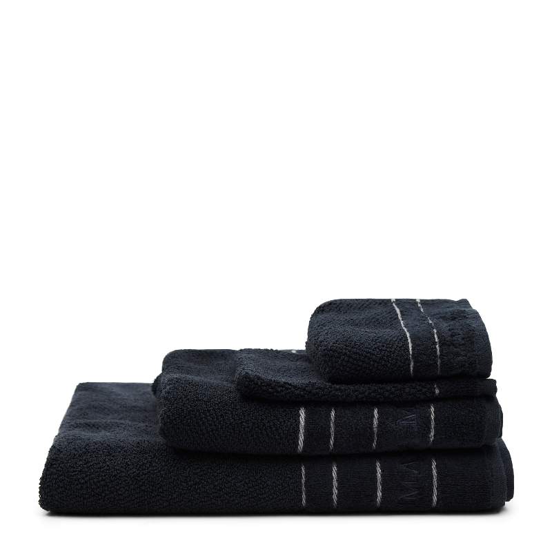 RM Elegant Towel black 100x50