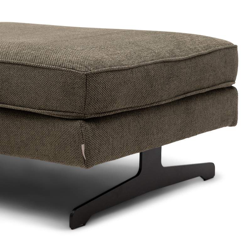 The Camille Footstool, celtic weave, pacific turtle