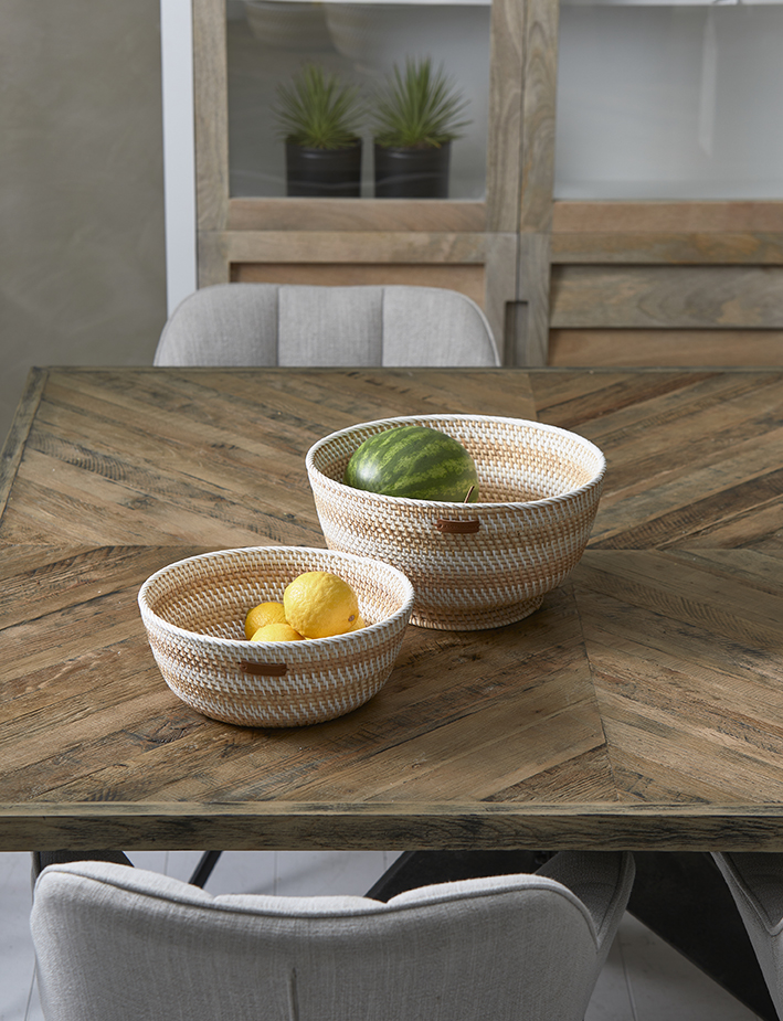 Crystal Bay Bowl Basket Set Of 2 pieces Crystal Bay Bowl Basket Set Of 2 pieces