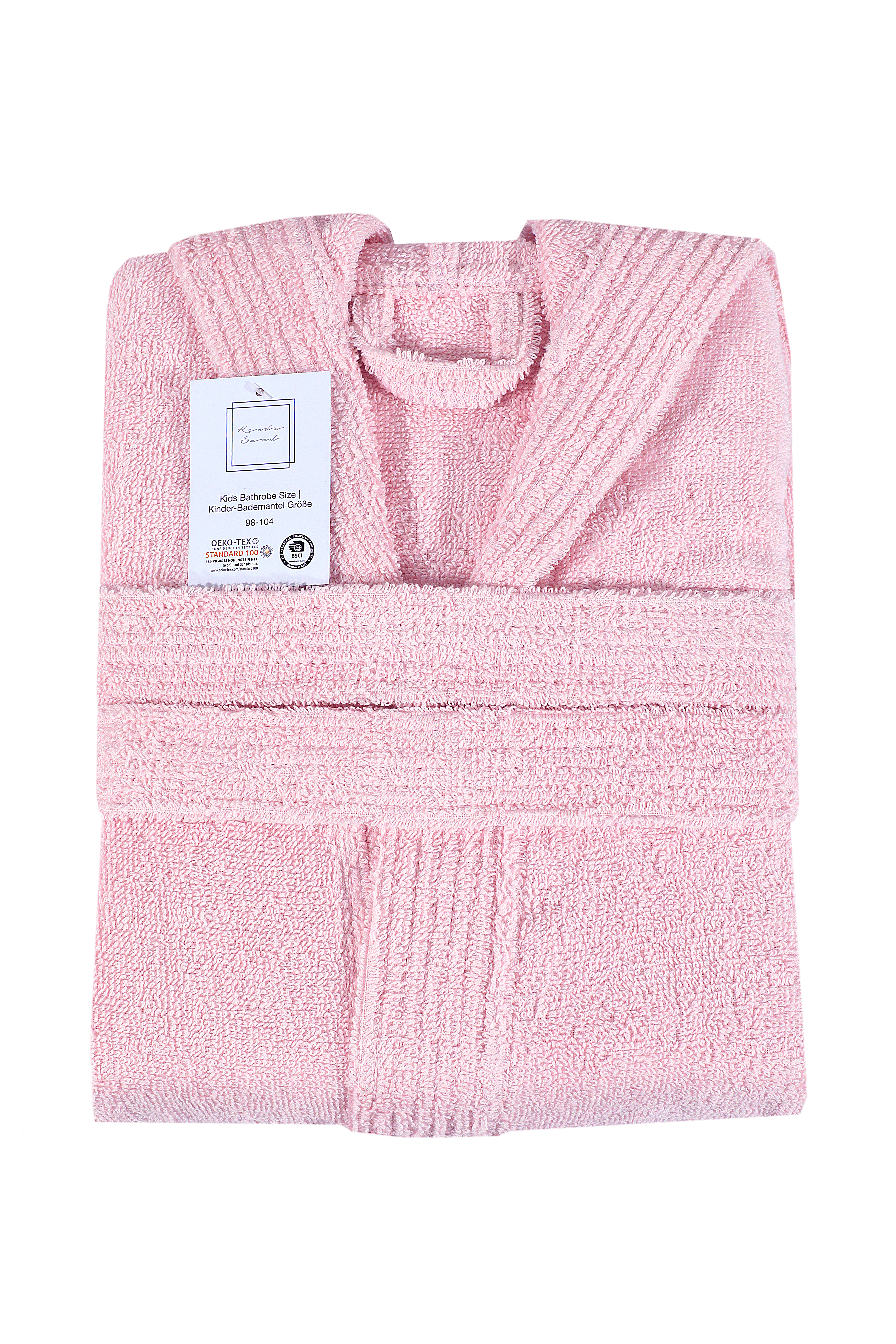 Kinderbademantel Piccolo 125 Pink 134-140