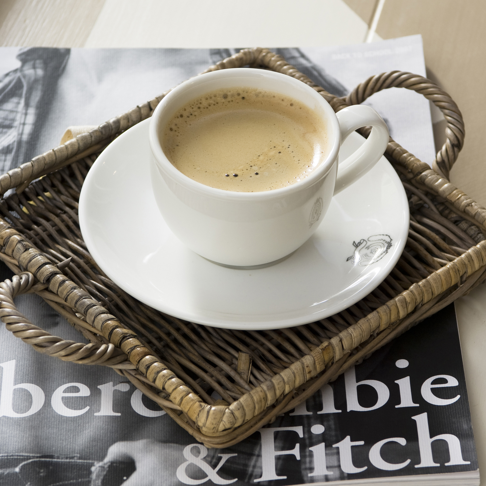Rustic Rattan Mini Tray square