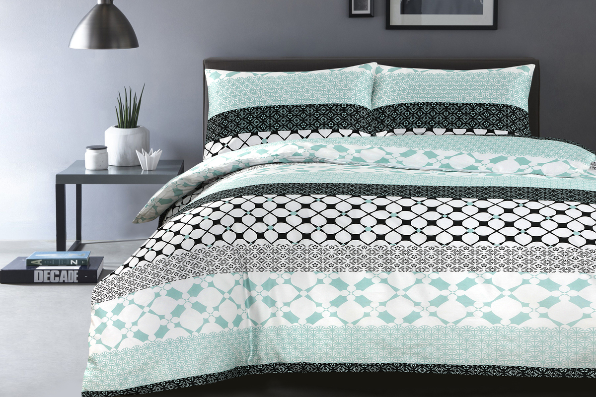 Bettwäsche Gisele 125-GB Multi / Grün 140cm x 200cm Bettwäsche Gisele 125-GB Multi / Grün 140cm x 200cm