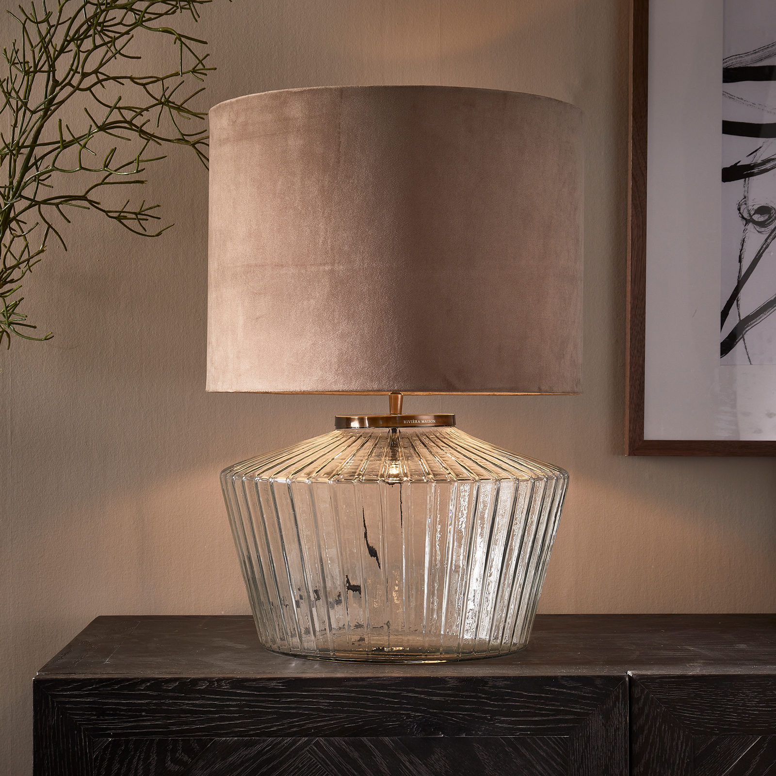 Nolana Glass Lamp Base