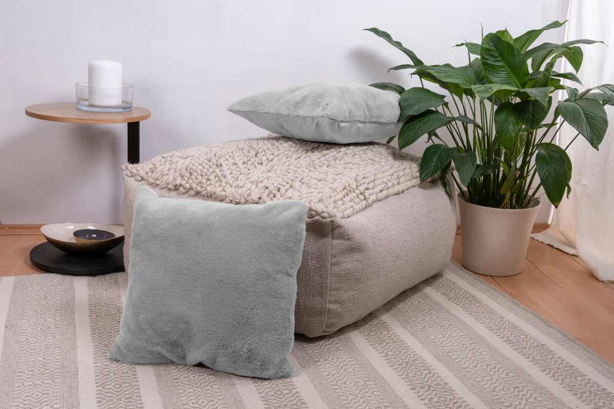 Dekokissen Aimee 125 Grau / Blau Dekokissen Aimee 125 Grau / Blau