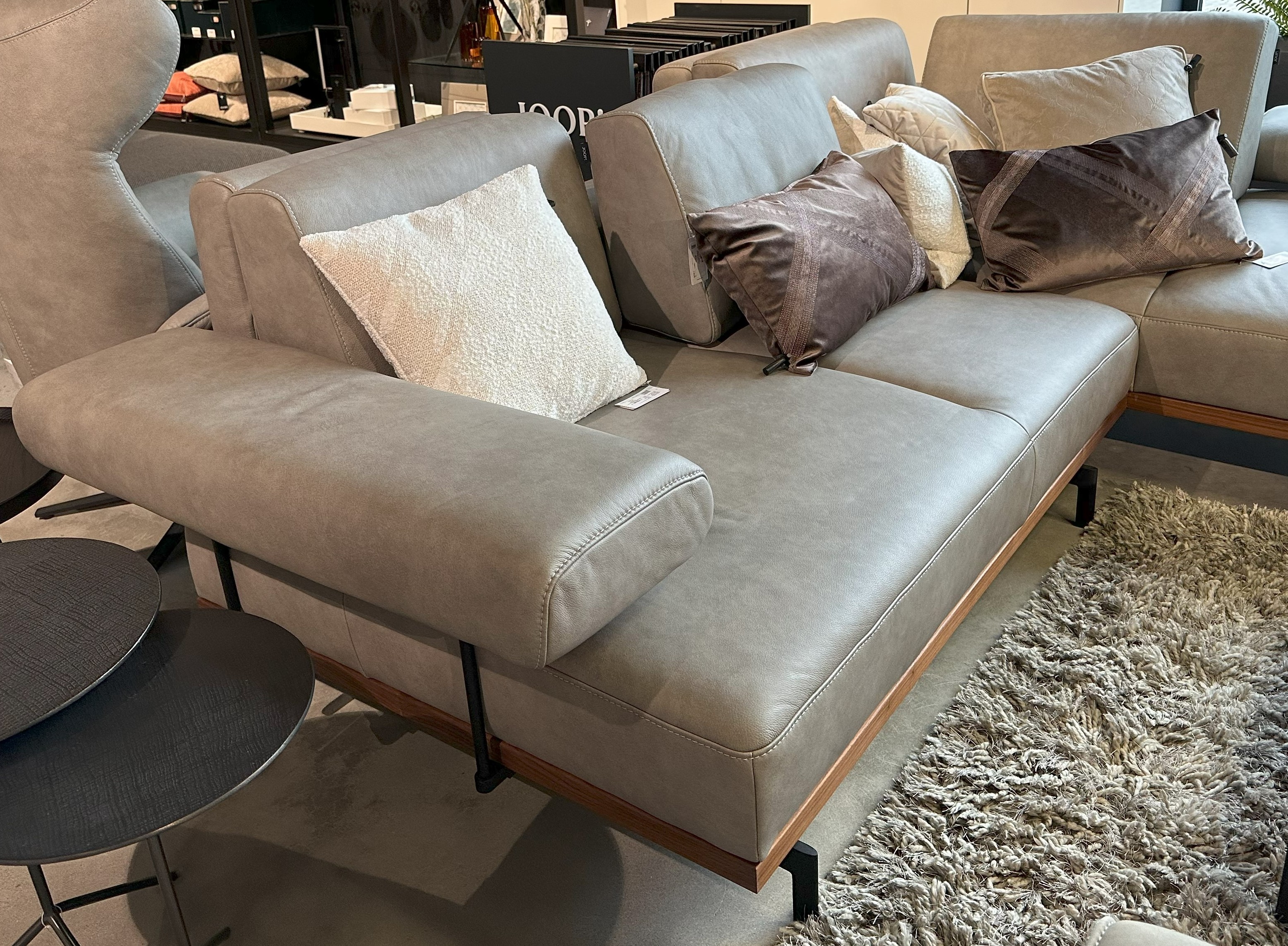 JOOP! Polstergarnitur Ecksofa Couch Wohnlandschaft Grau Modern