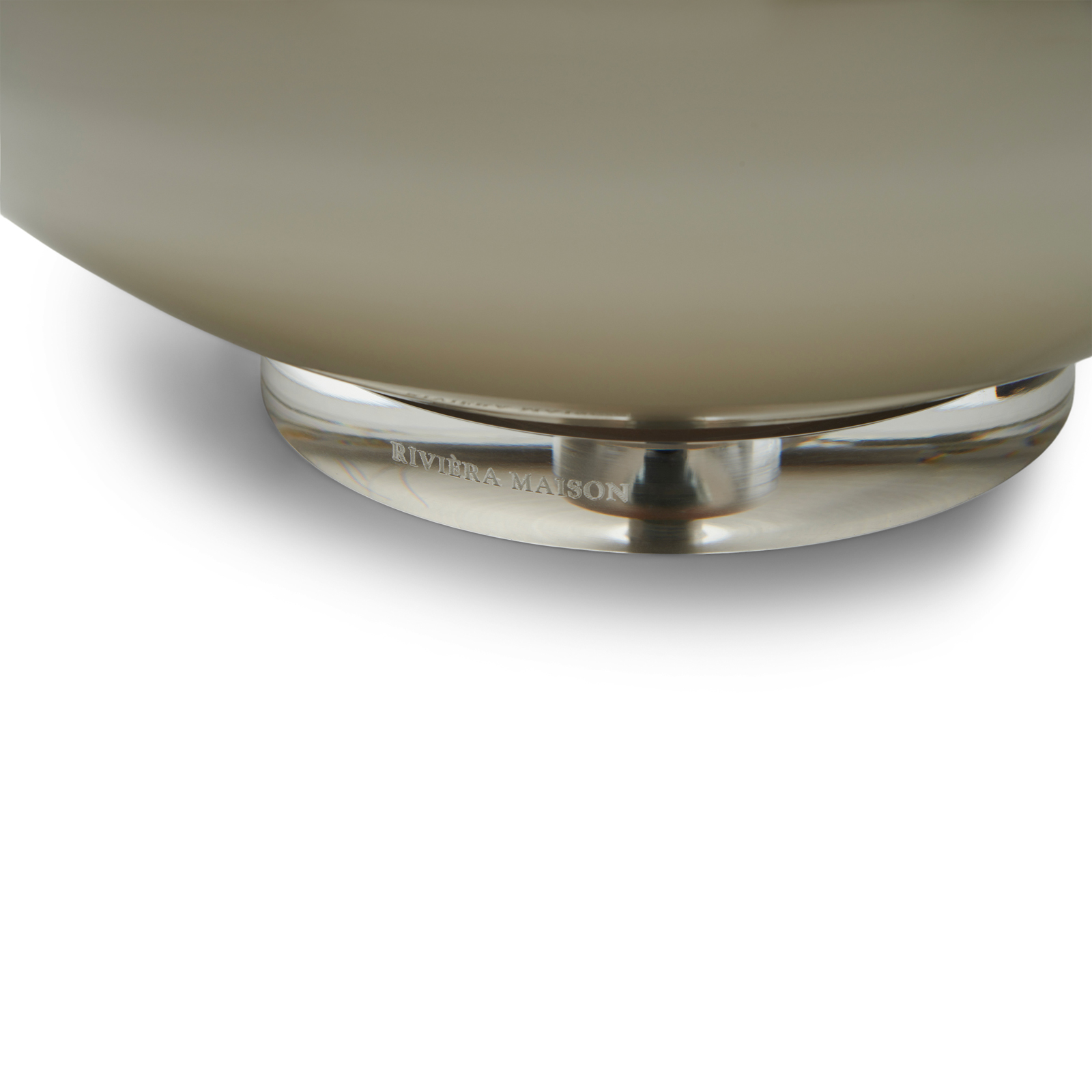RM Glass Bauble Table Lamp flax