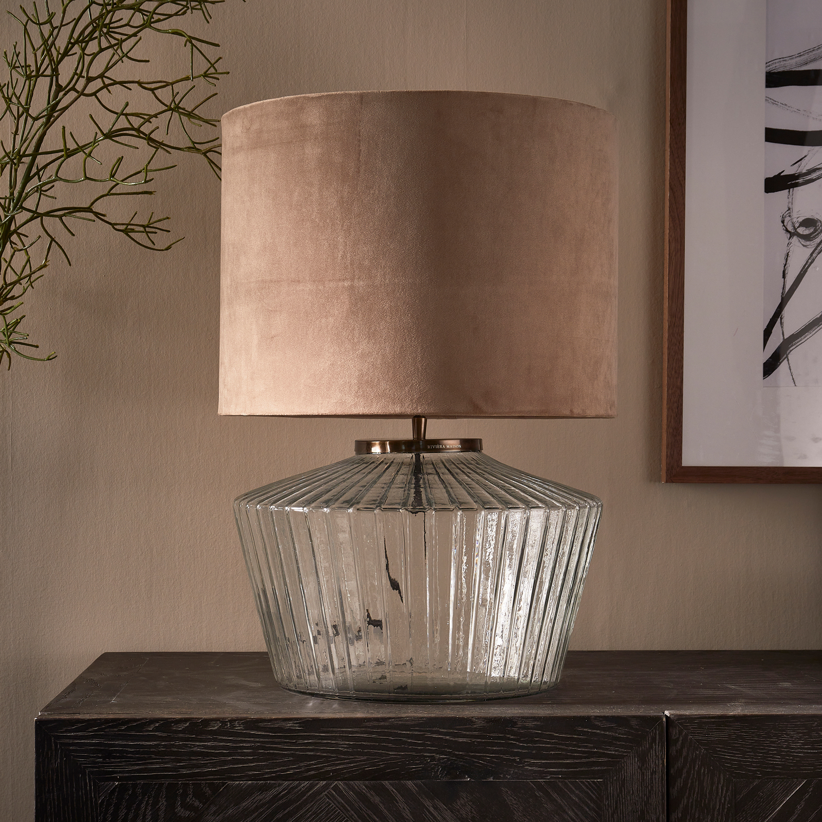 Nolana Glass Lamp Base
