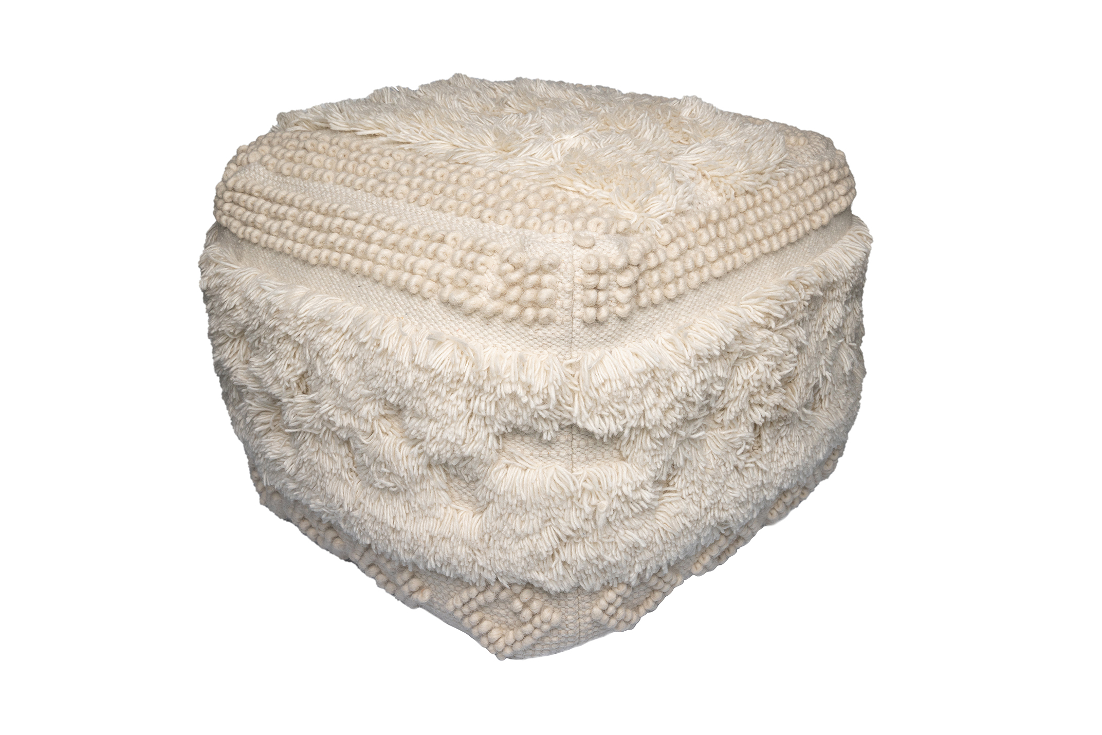 Pouf Bohist 125 Natural 50cm x 50cm