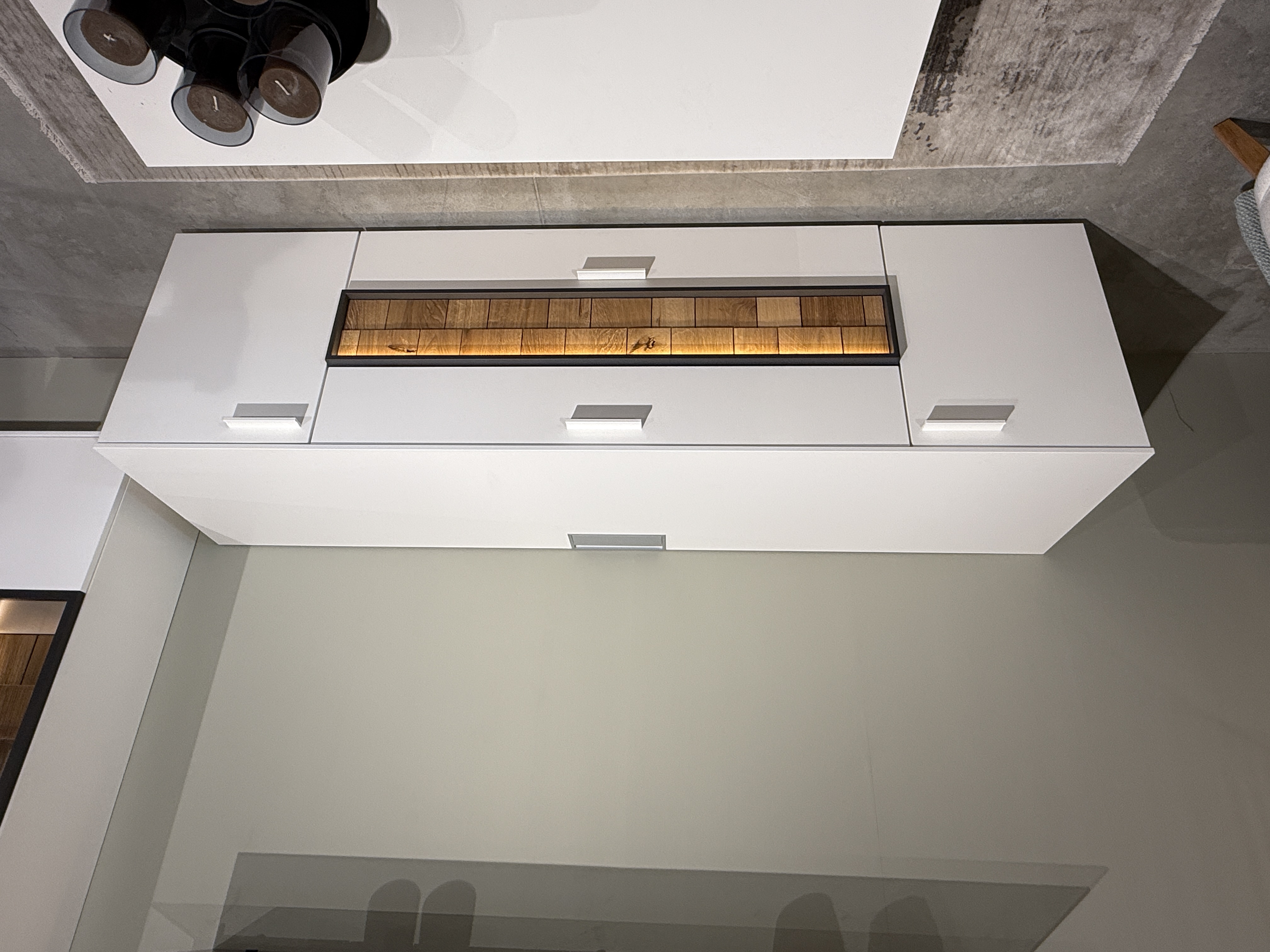 TV-Wohnlösung Legno 5-tlg. Wohnzimmer LED Beleuchtung