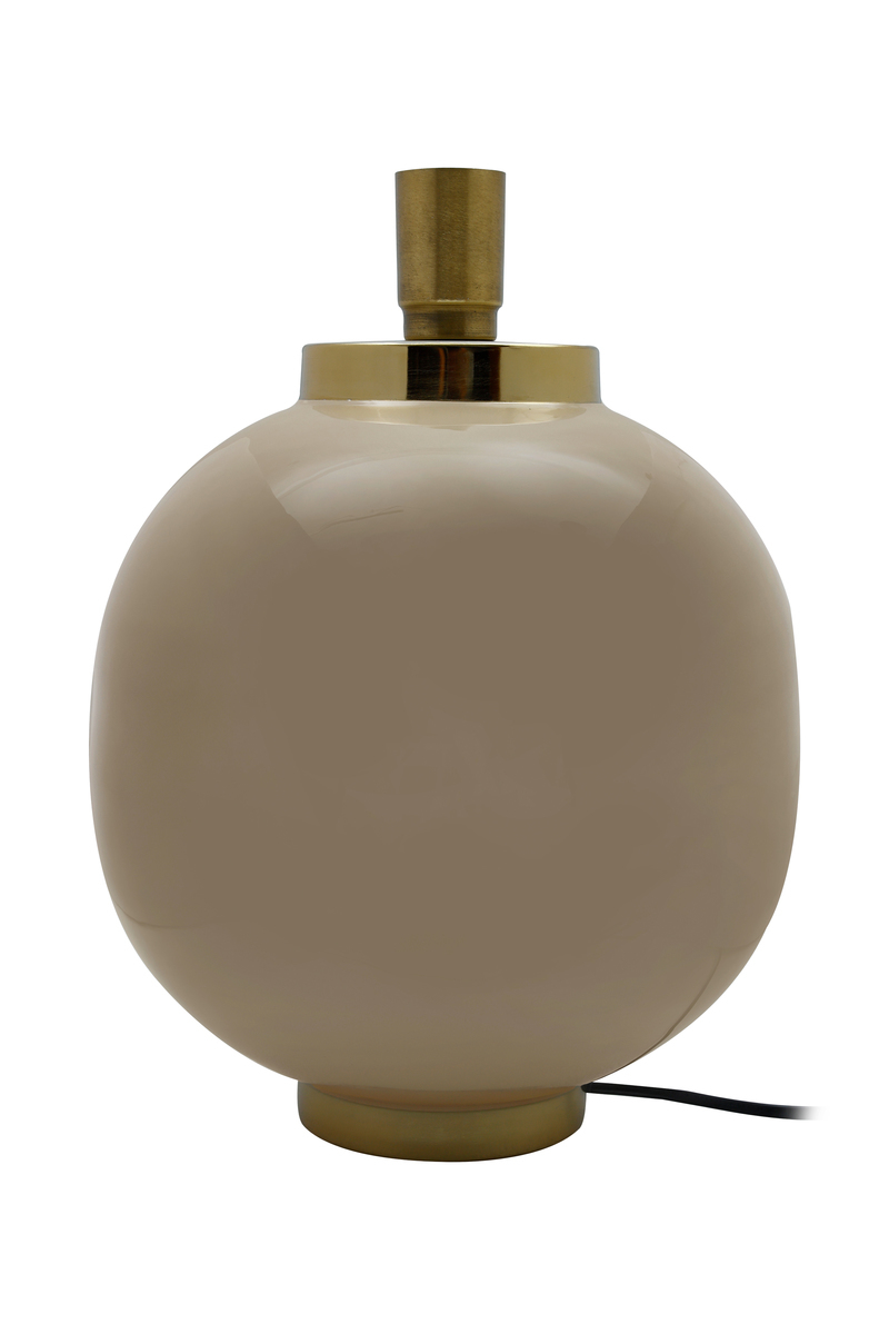Tischlampe Art Deco 125 Taupe / Gold