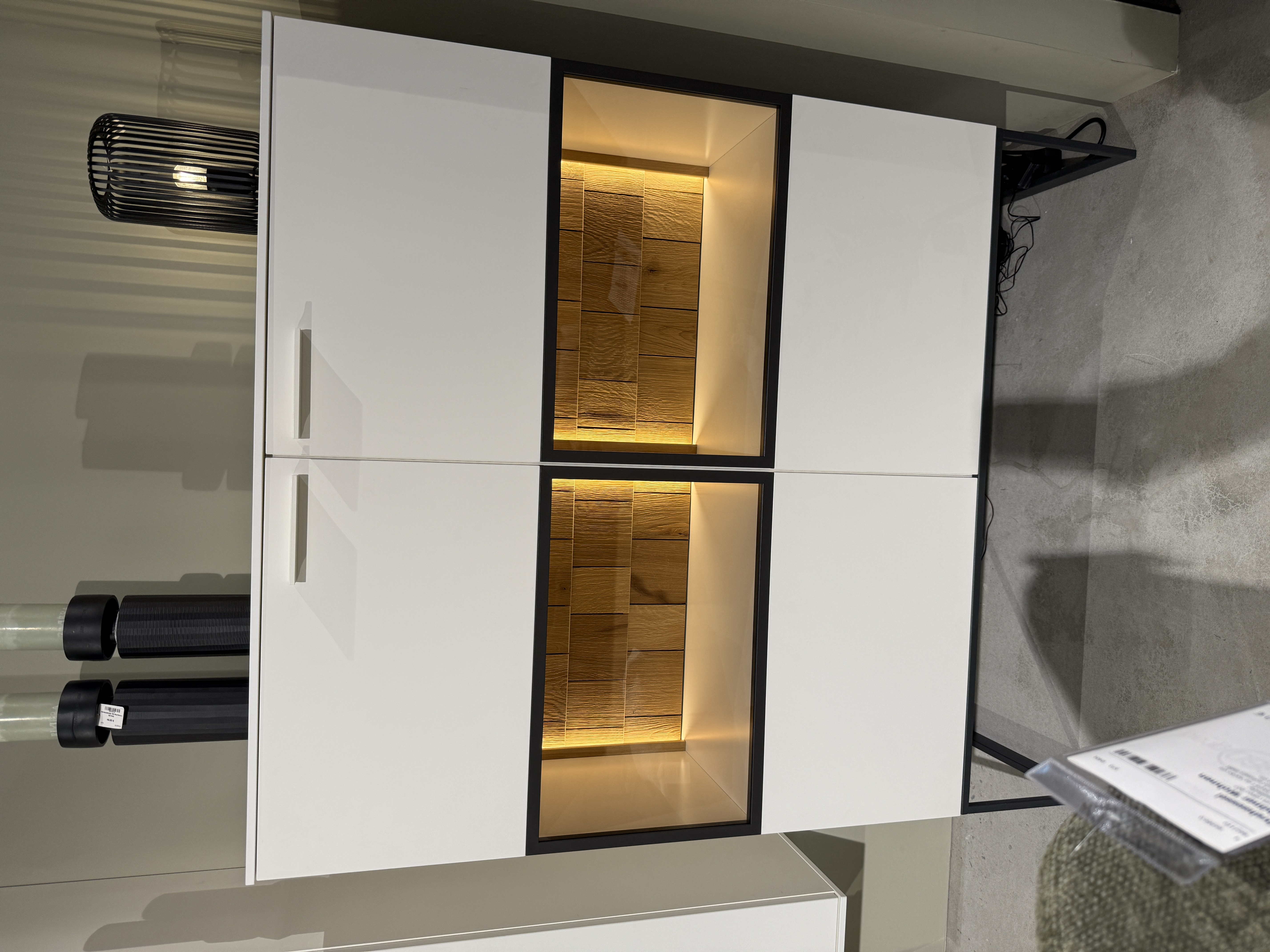 Highboard Legno Wohnzimmer Schrank LED Beleuchtung