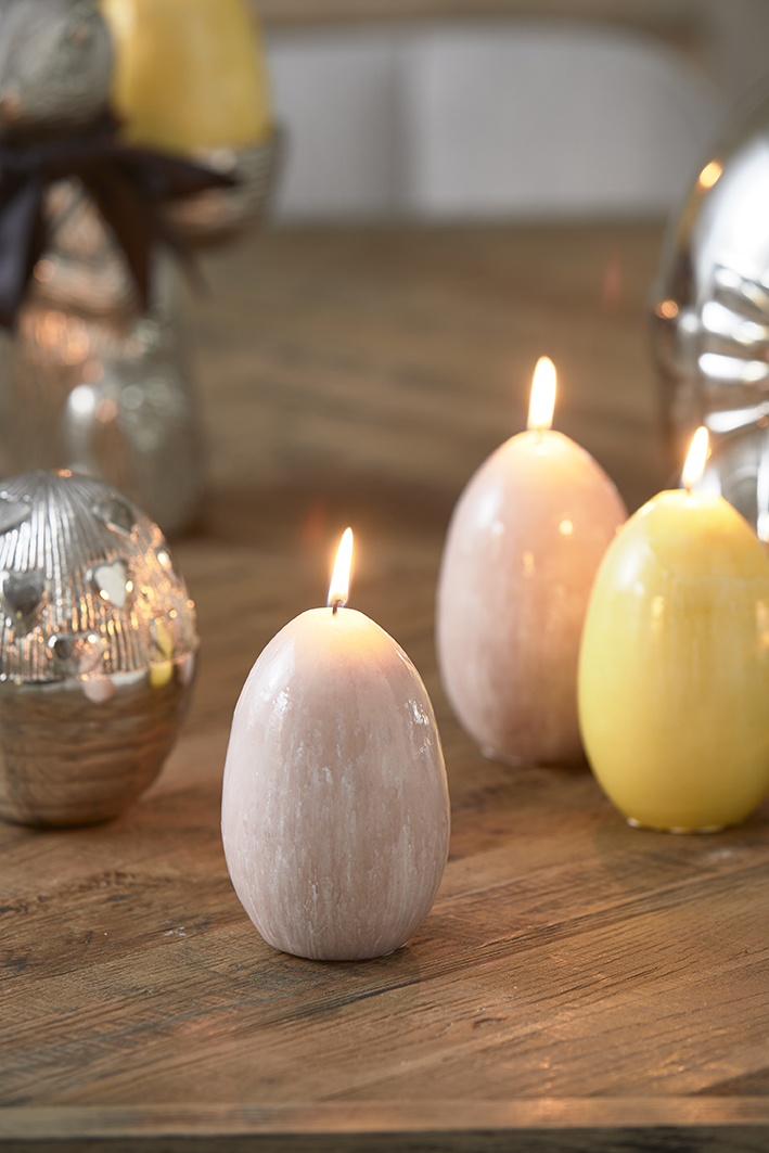 Egg Candle pink 8x12