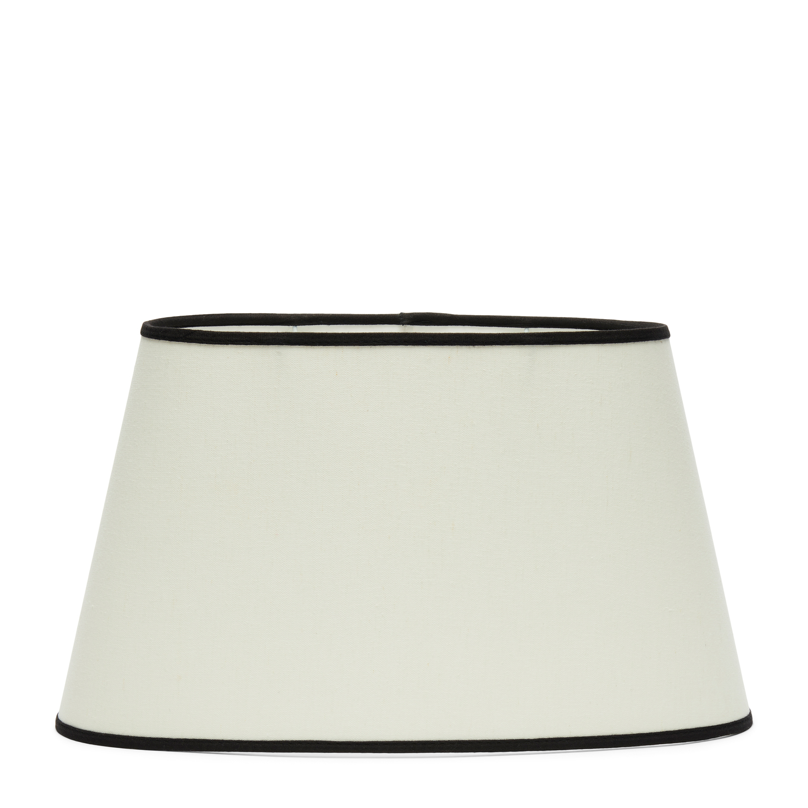 RM Oval Linen Lampshade white 26x45