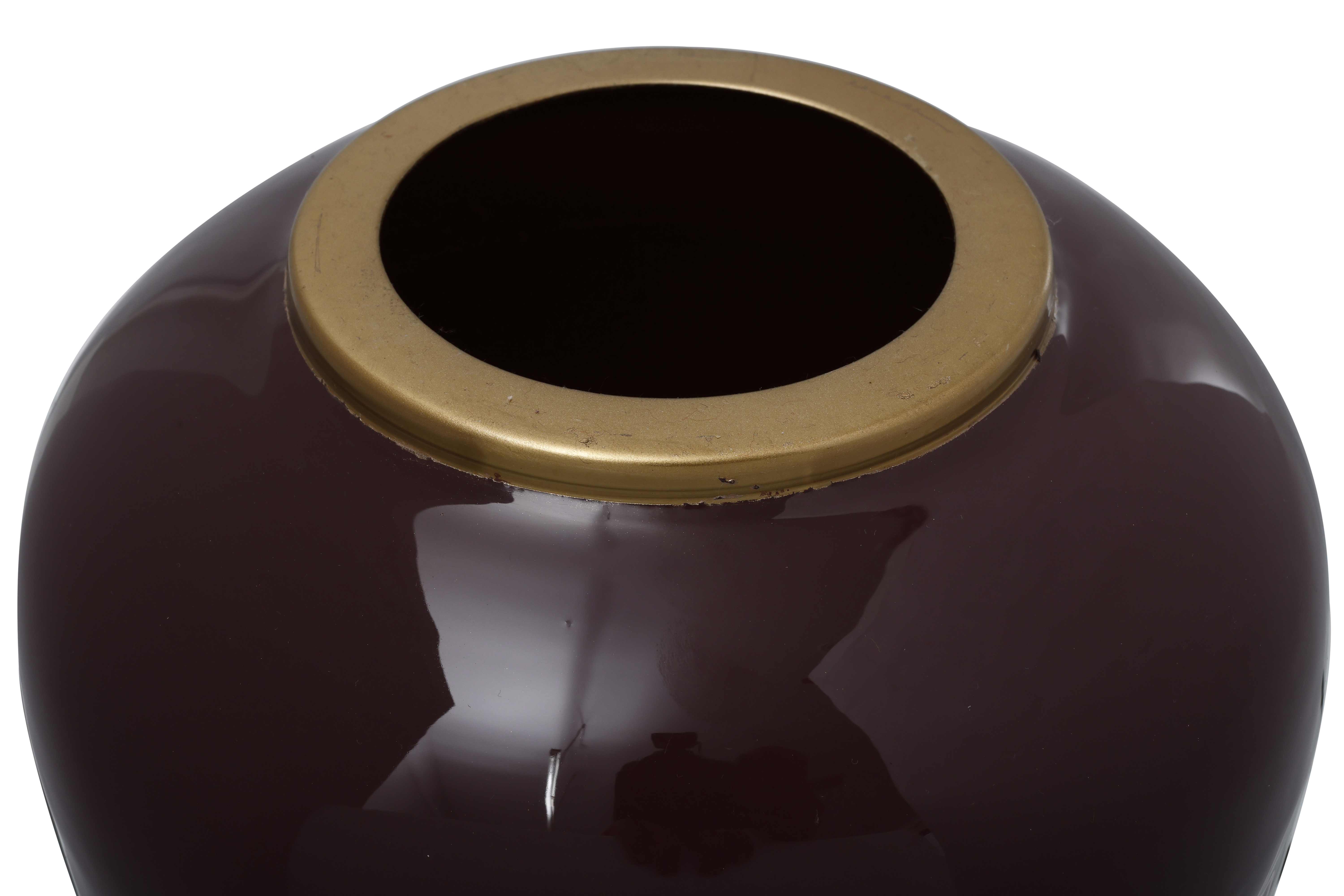 Vase Art Deco 275 Bordeaux / Gold