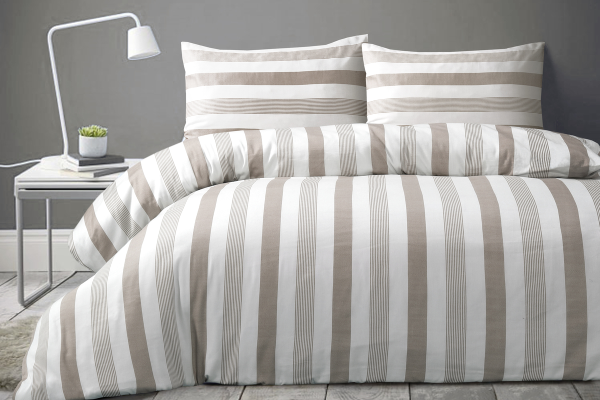 Bettwäsche Pina 125-NL Taupe 140cm x 240cm Bettwäsche Pina 125-NL Taupe 140cm x 240cm
