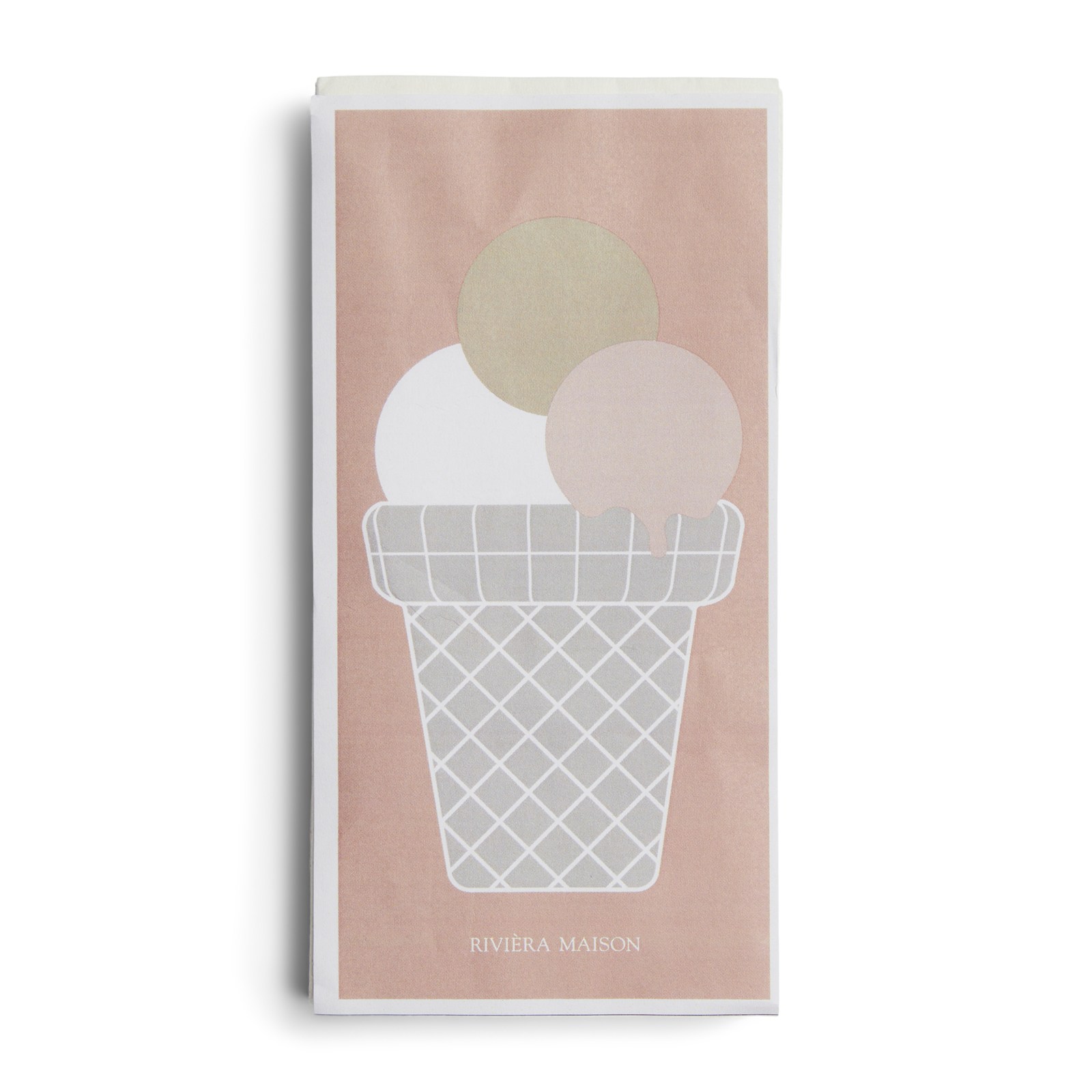 Papierserviette Sommer-Eiscreme