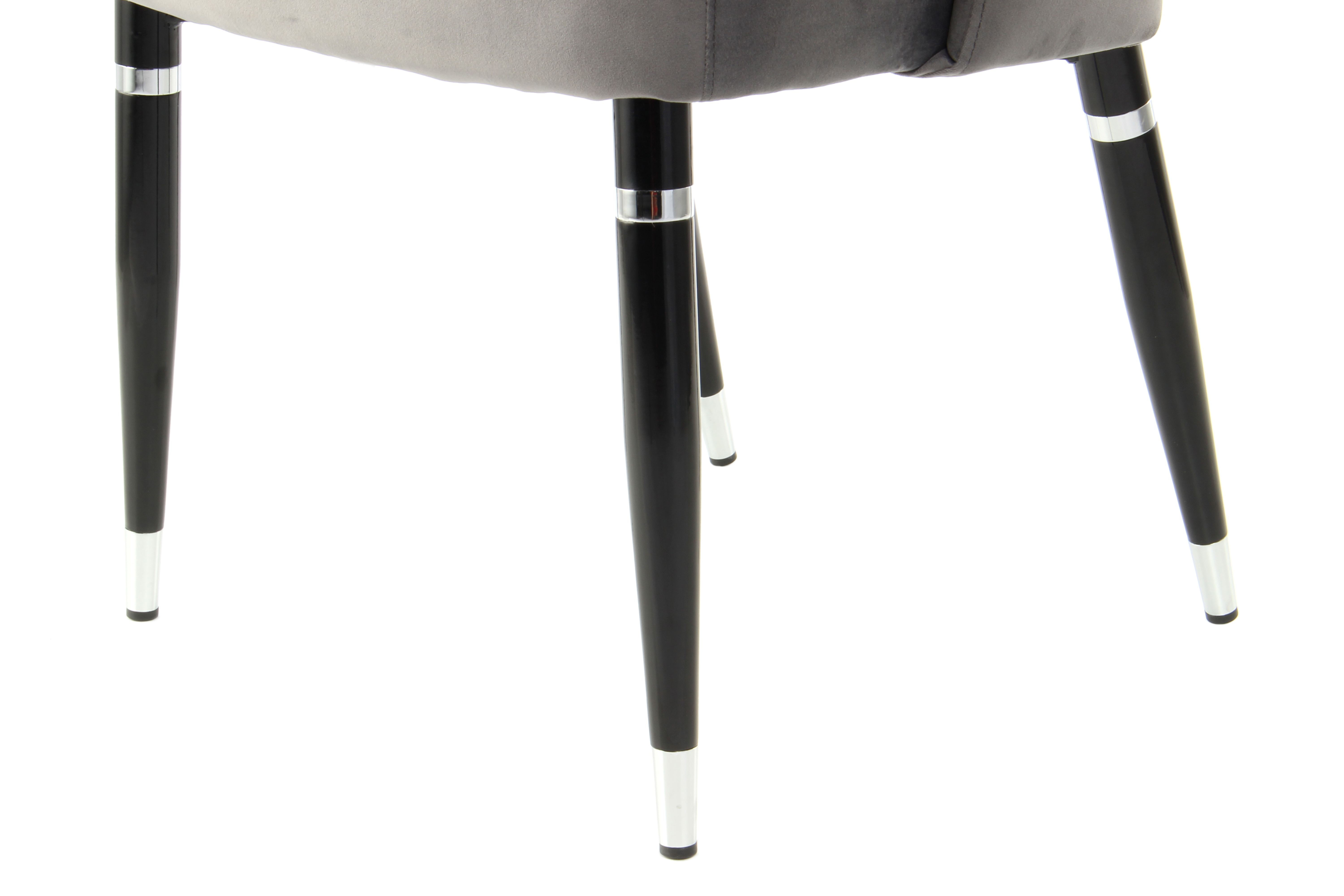 Stuhl Courtney 525 2er-Set Grau / Silber