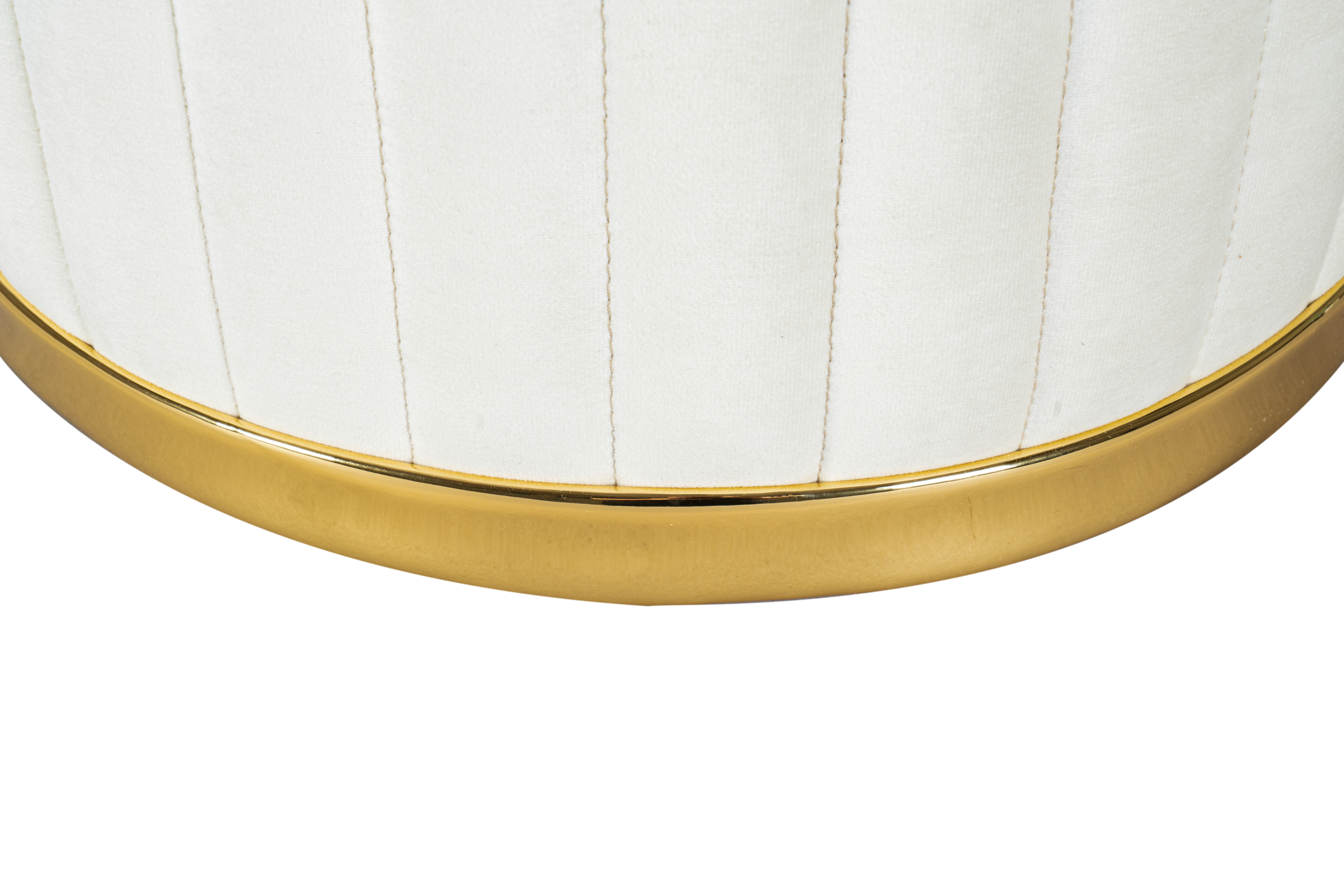 Hocker Doric 125 Elfenbein / Gold