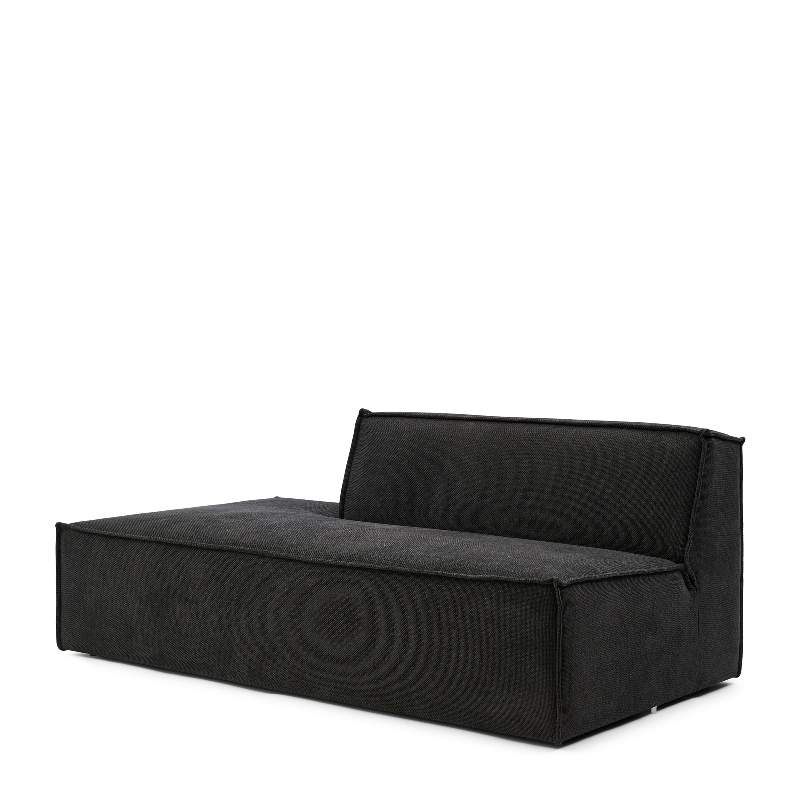 The Jagger Lounger Left, celtic weave, caviar