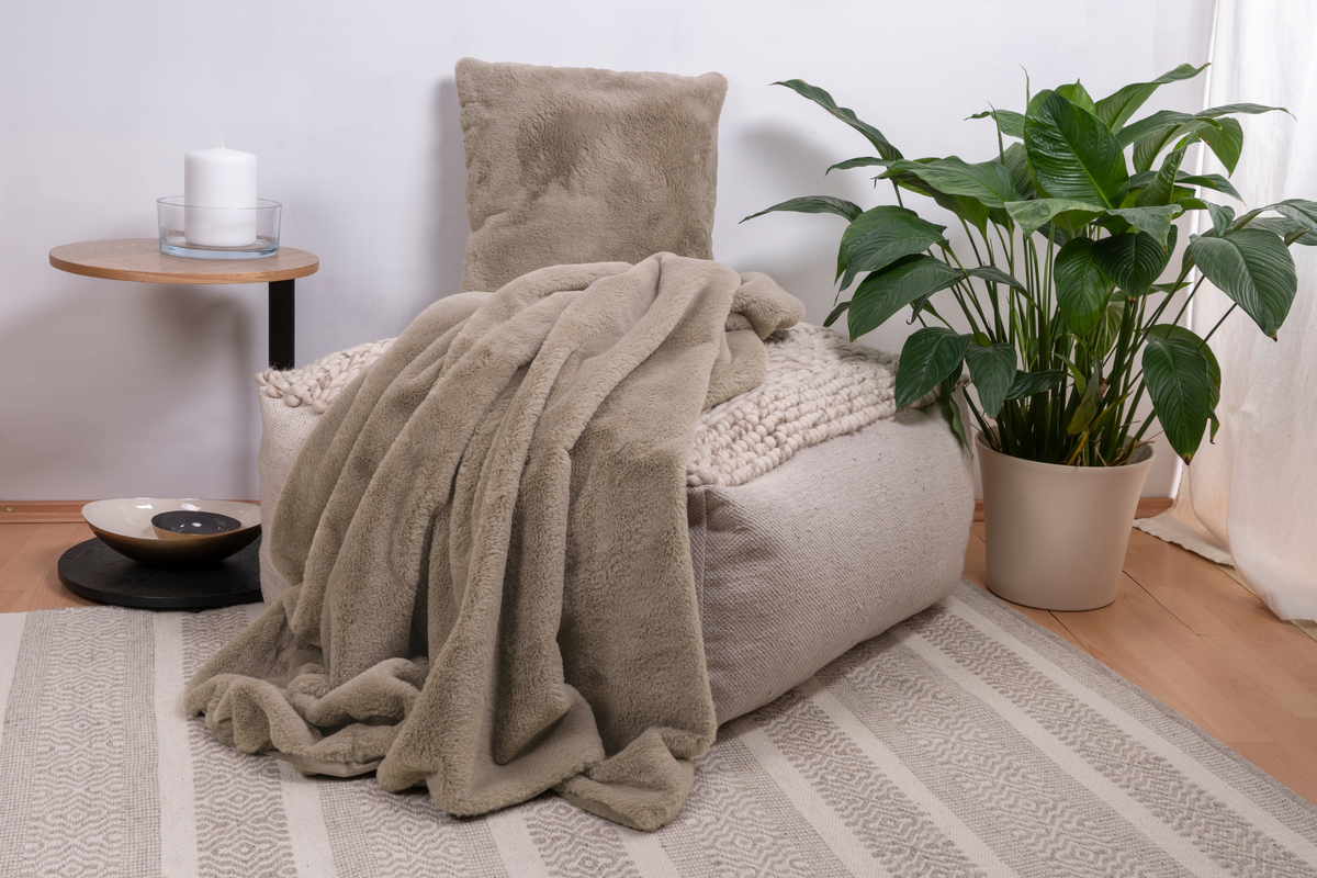 Decke Aimee 125 Taupe Decke Aimee 125 Taupe