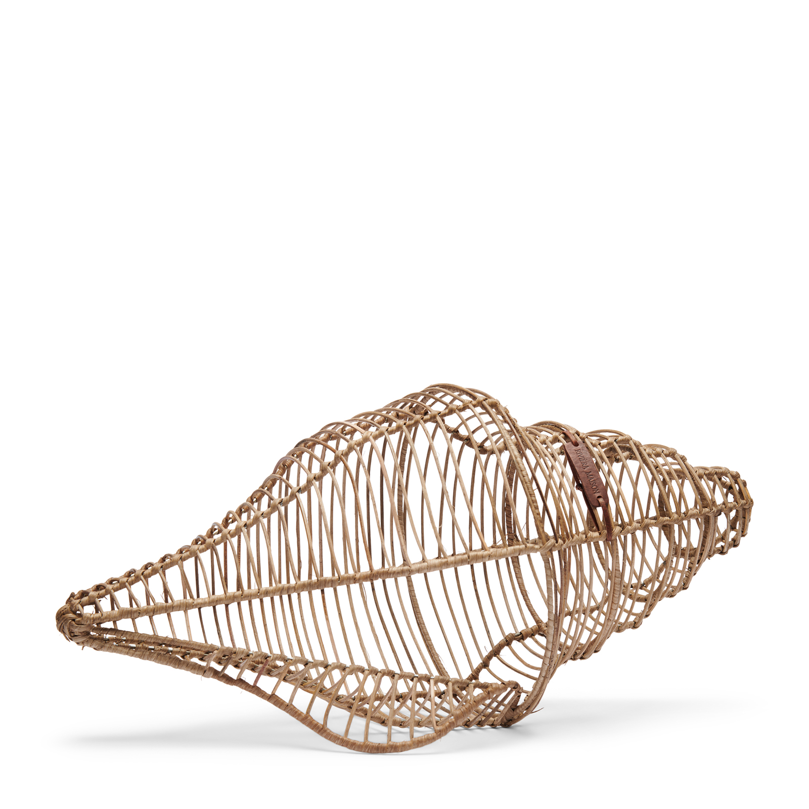 Rustic Rattan 3D Seashell Decoration