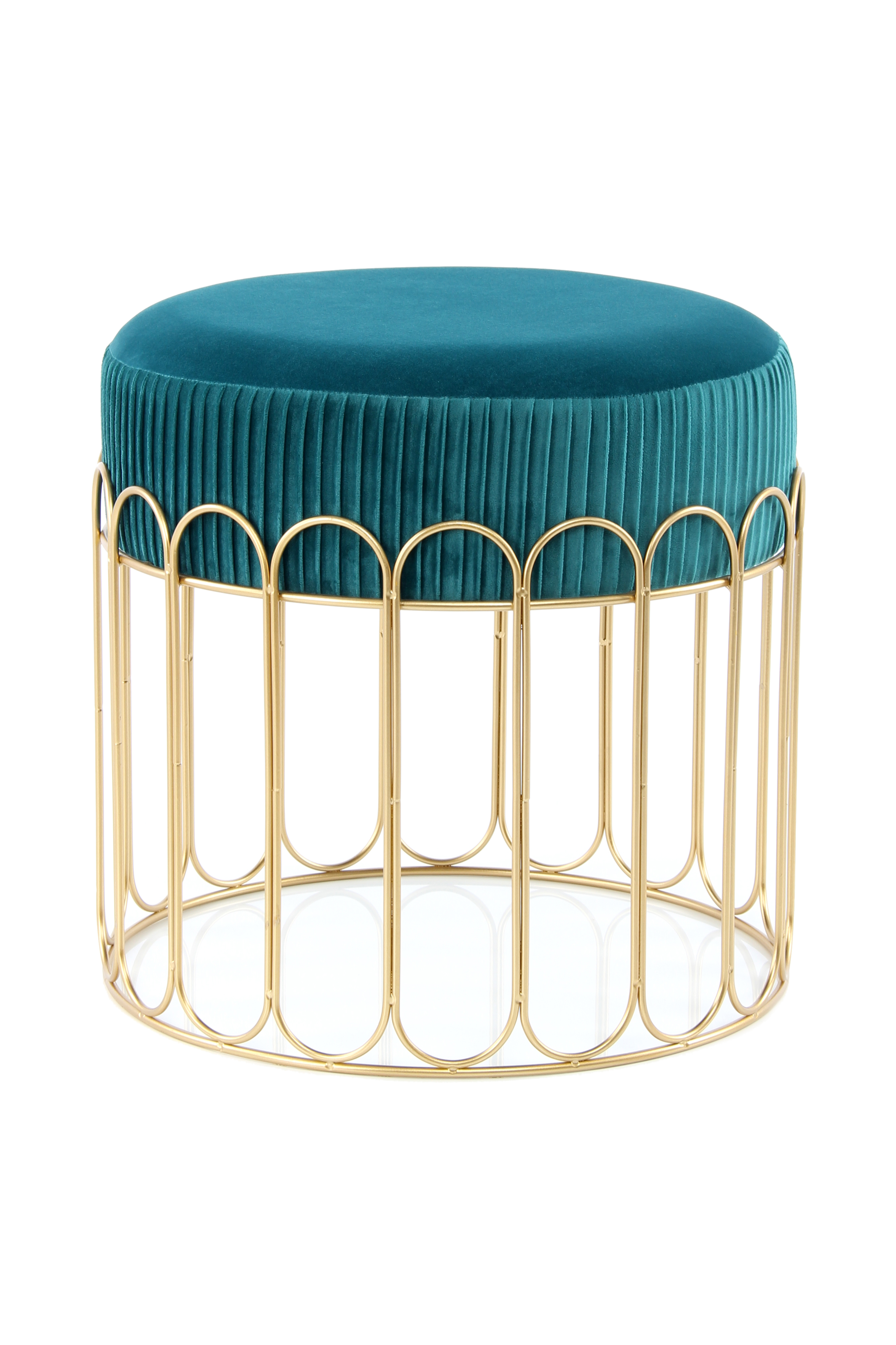 Hocker Cleopatra 425 Petrol / Gold