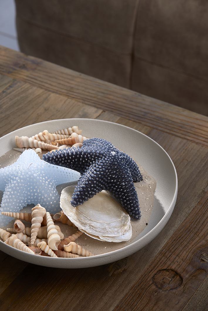 RM Starfish Candle dark blue
