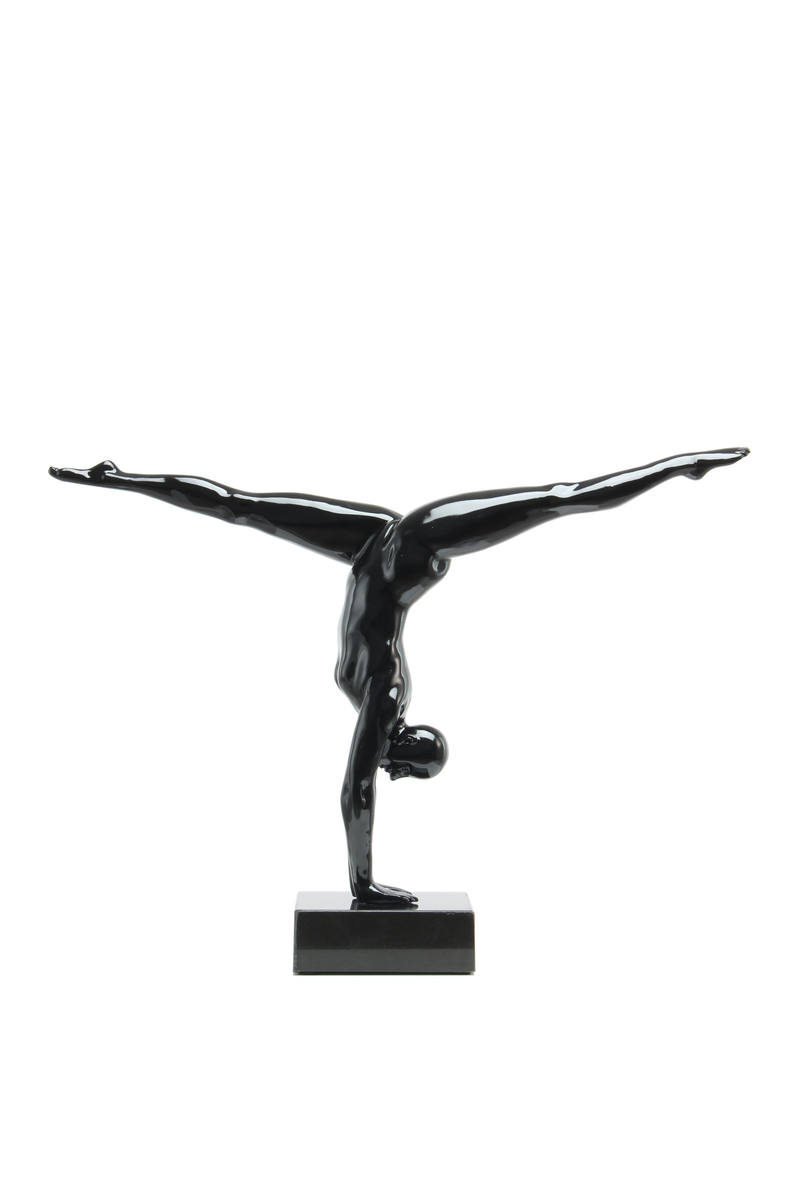 Skulptur Athlete 120 Schwarz