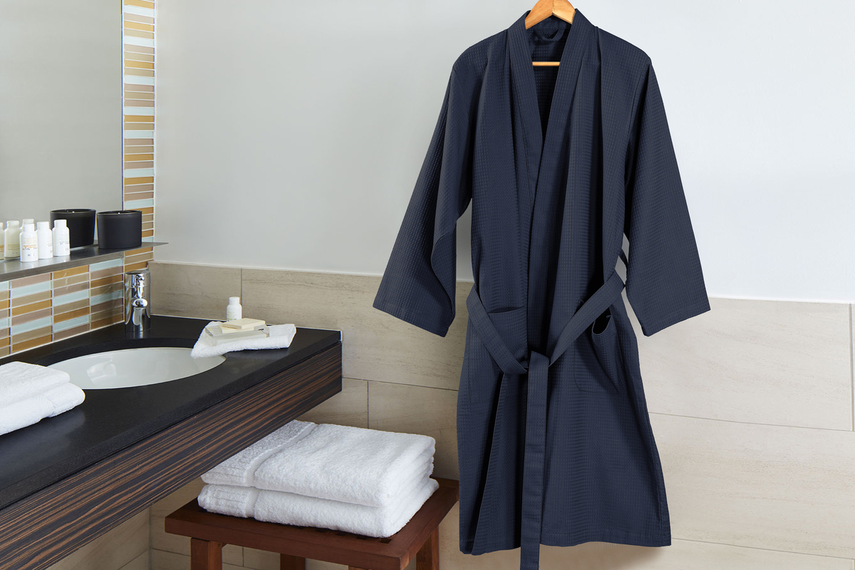 Bademantel Carla 125 Blau XL Bademantel Carla 125 Blau XL