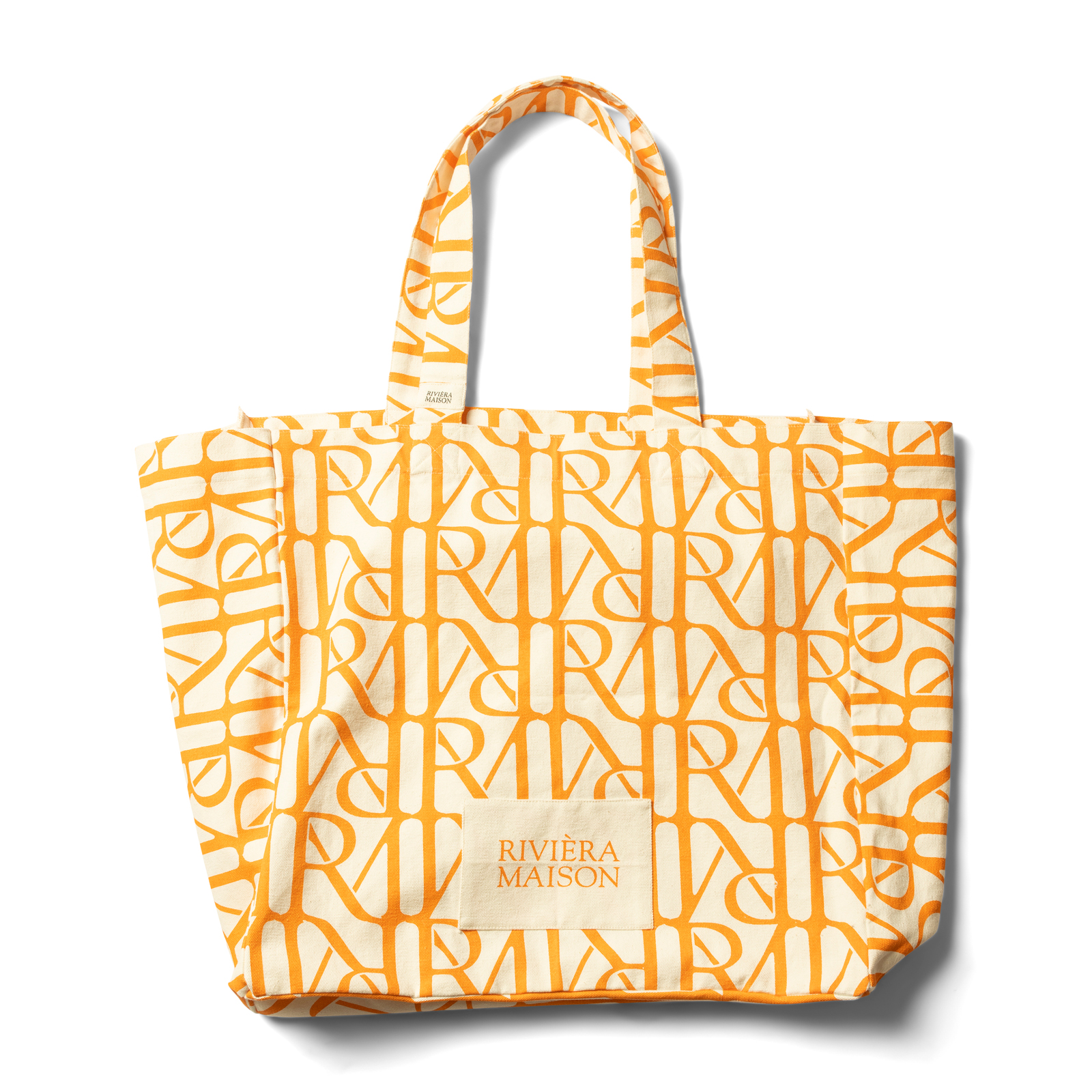 RM Monogram Tote Bag orange
