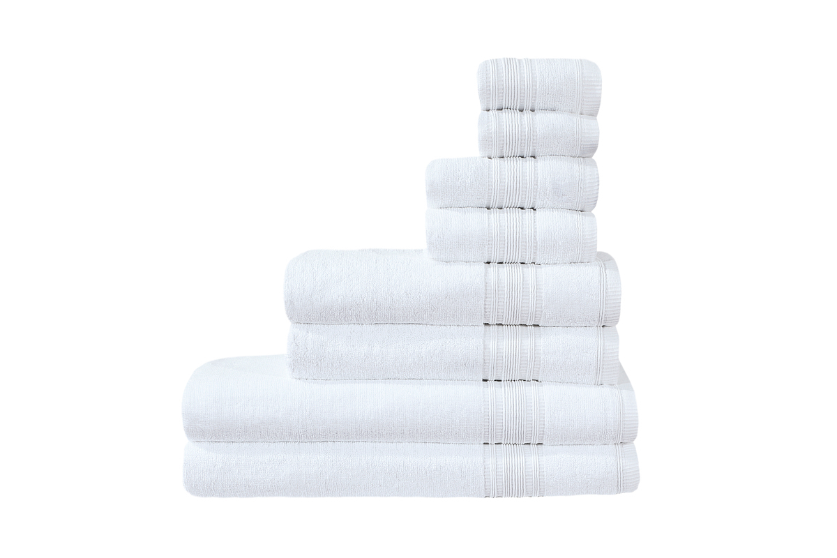 Handtuchset Marina 425 8er-Set Weiß