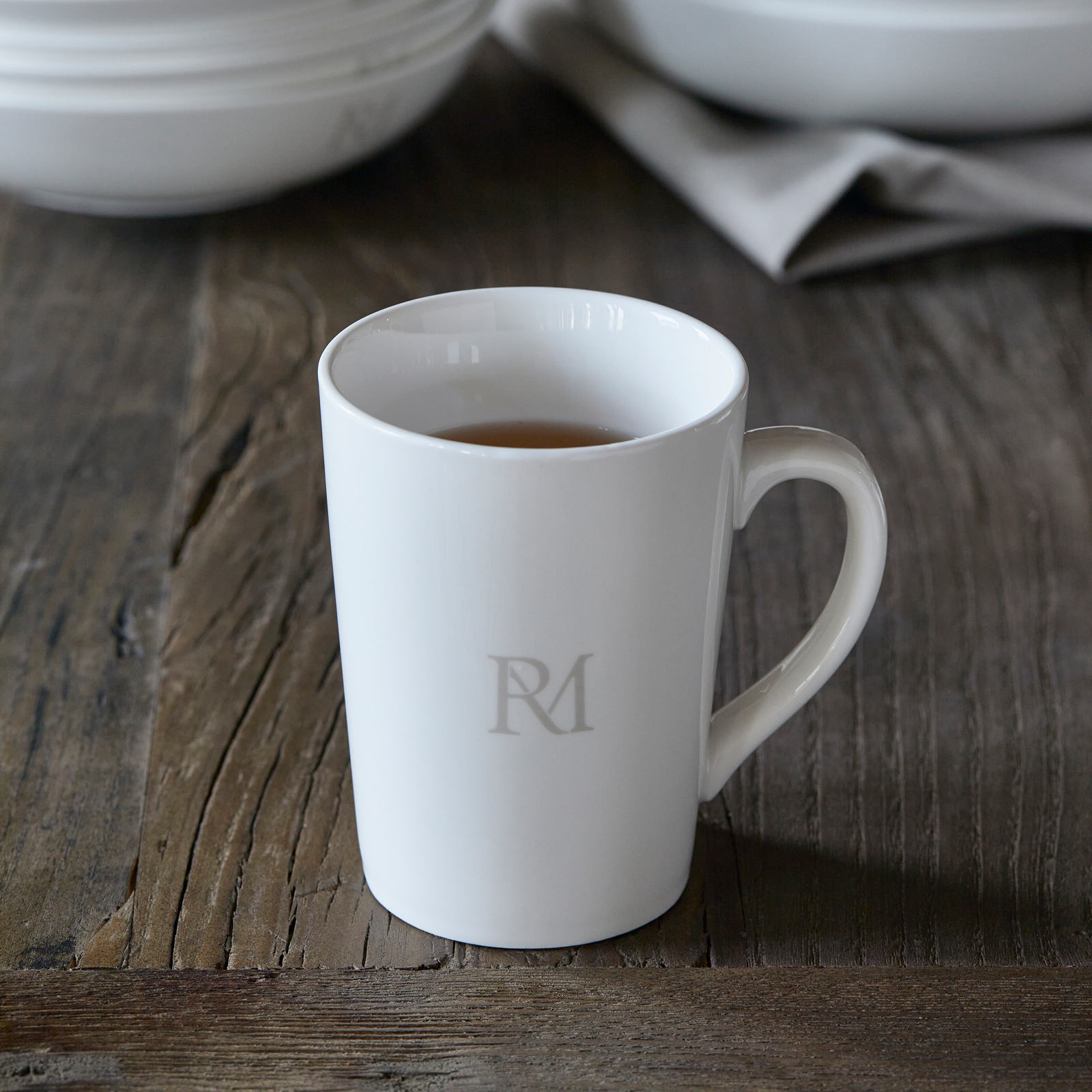 RM Monogram Tea Mug