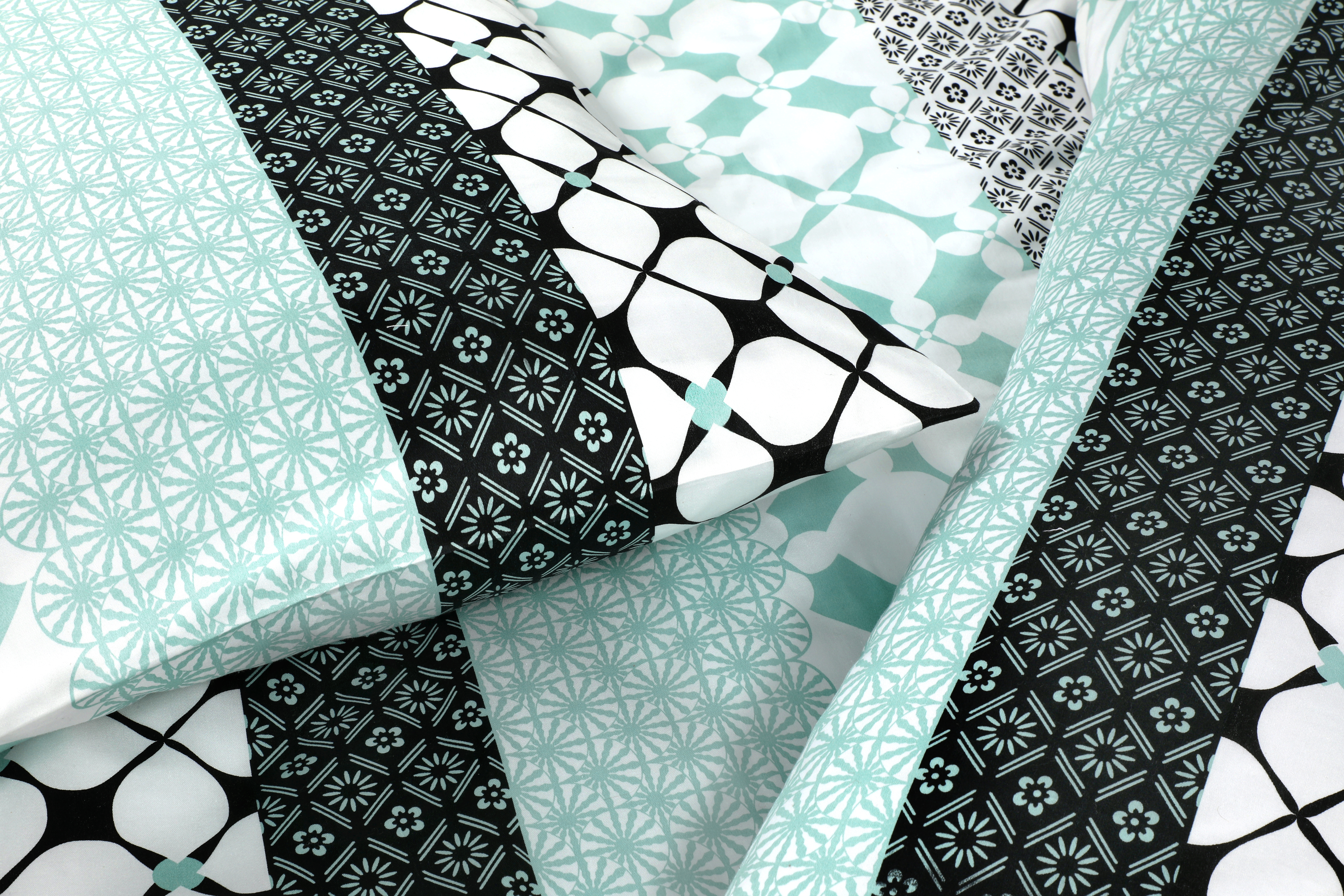 Bettwäsche Gisele 125-DE Multi / Grün 155cm x 220cm Bettwäsche Gisele 125-DE Multi / Grün 155cm x 220cm