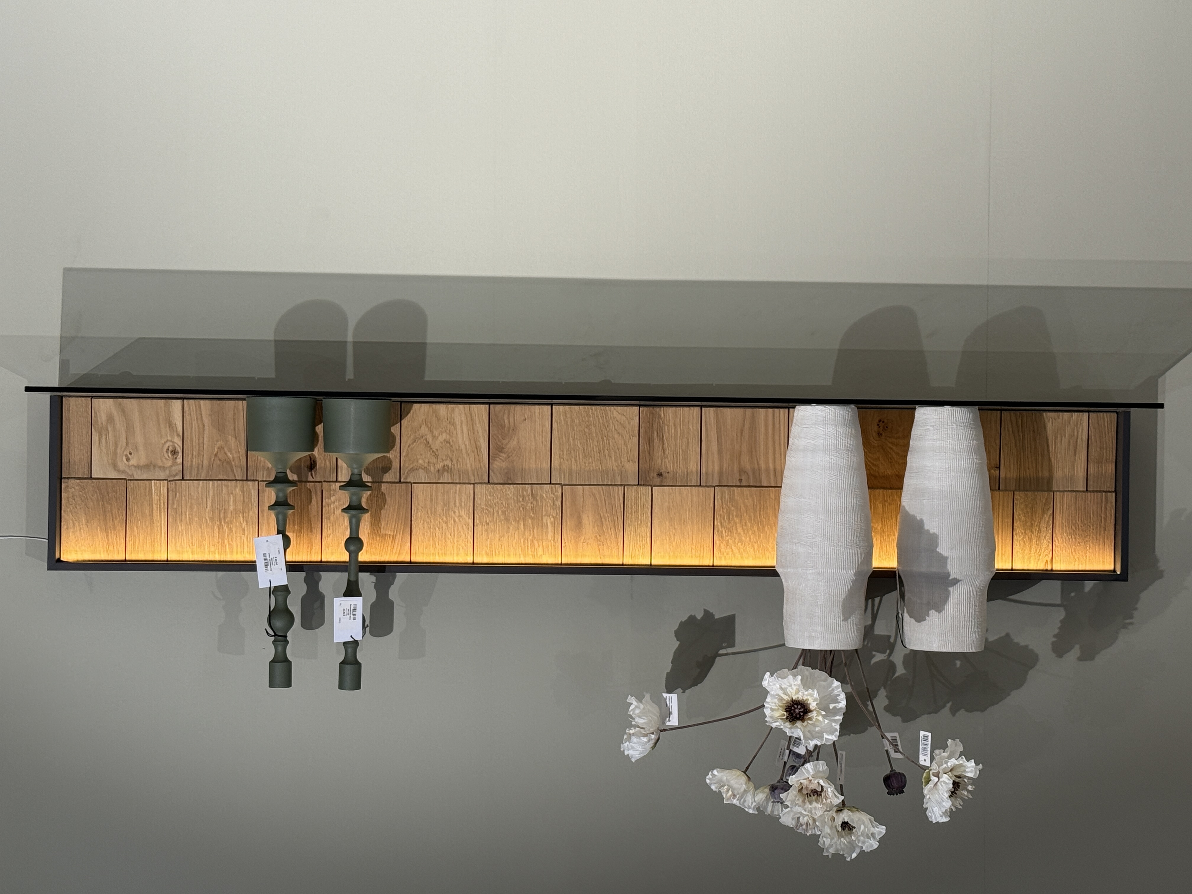 TV-Wohnlösung Legno 5-tlg. Wohnzimmer LED Beleuchtung